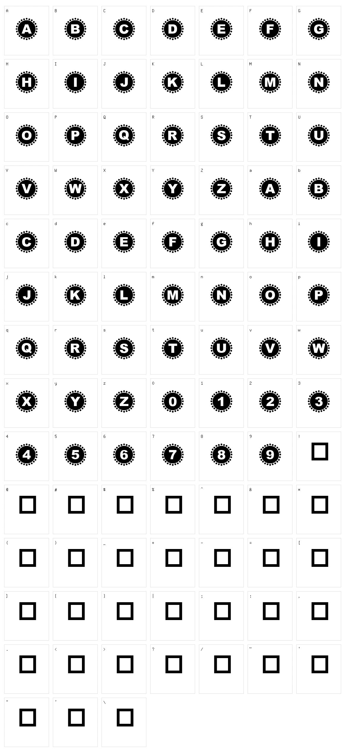 4Yeo In Out Character Set