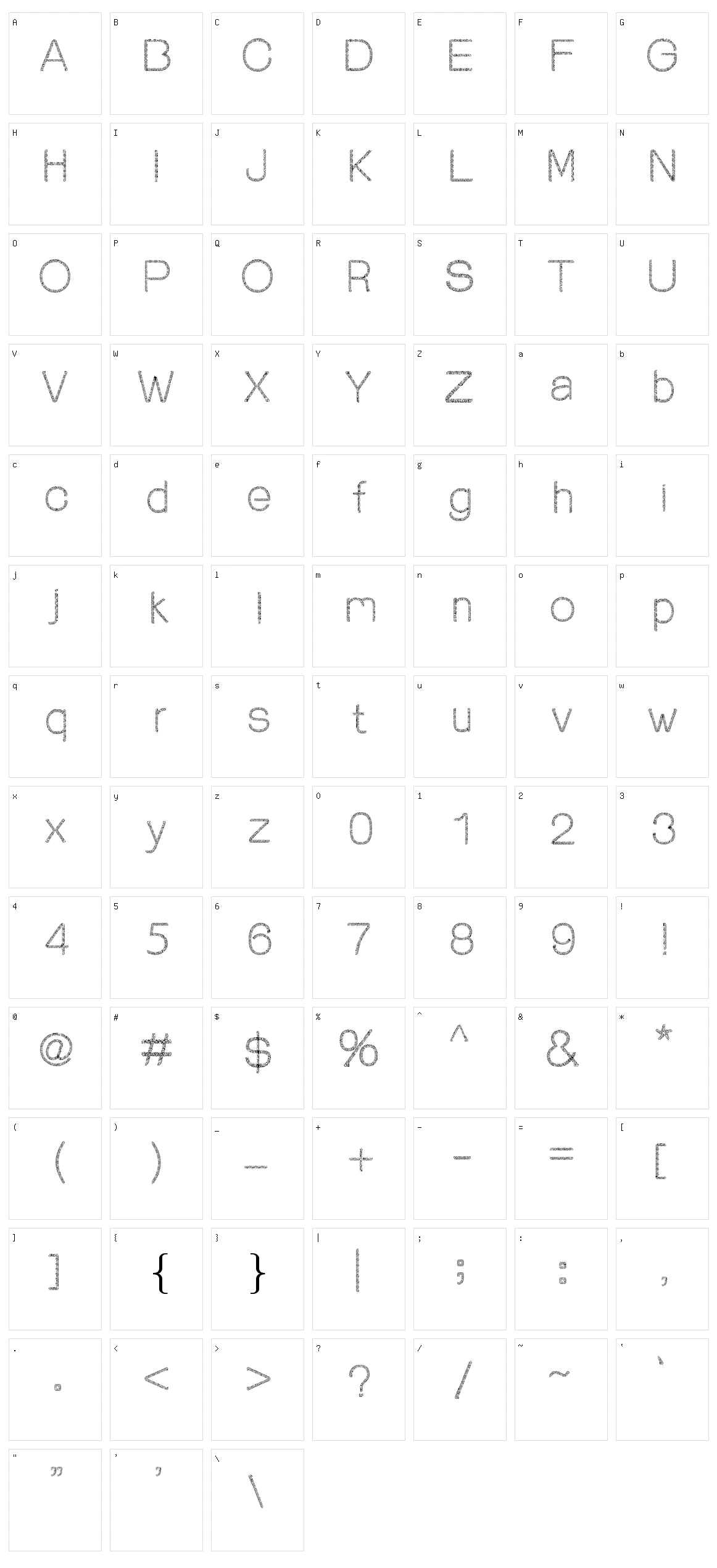 99% Ornament Character Set