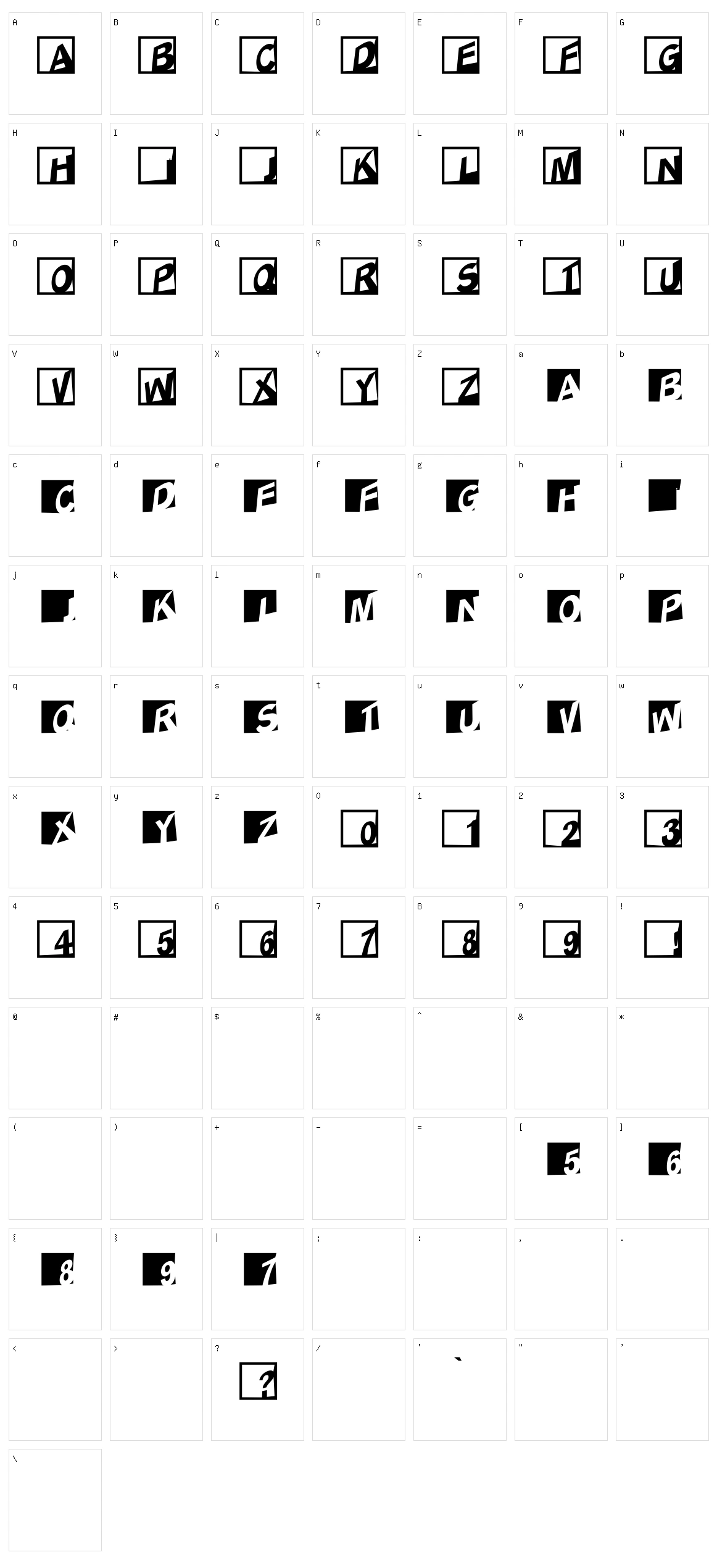 ABC Logos XYZ Character Set
