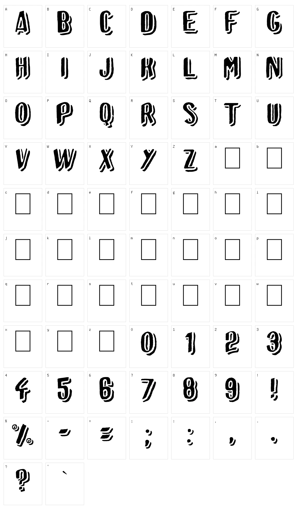 Afro Add Character Set