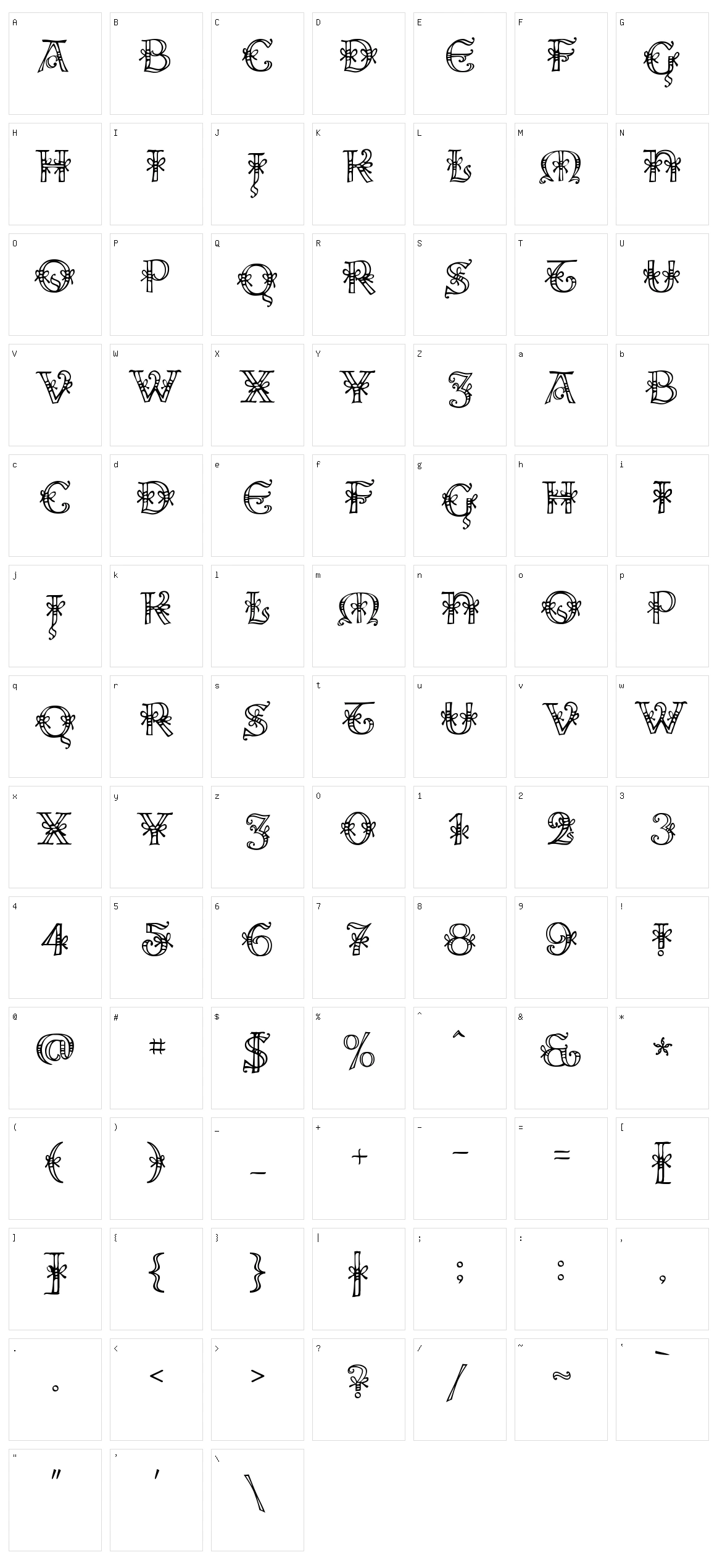 Ales & Hegar Raw Character Set
