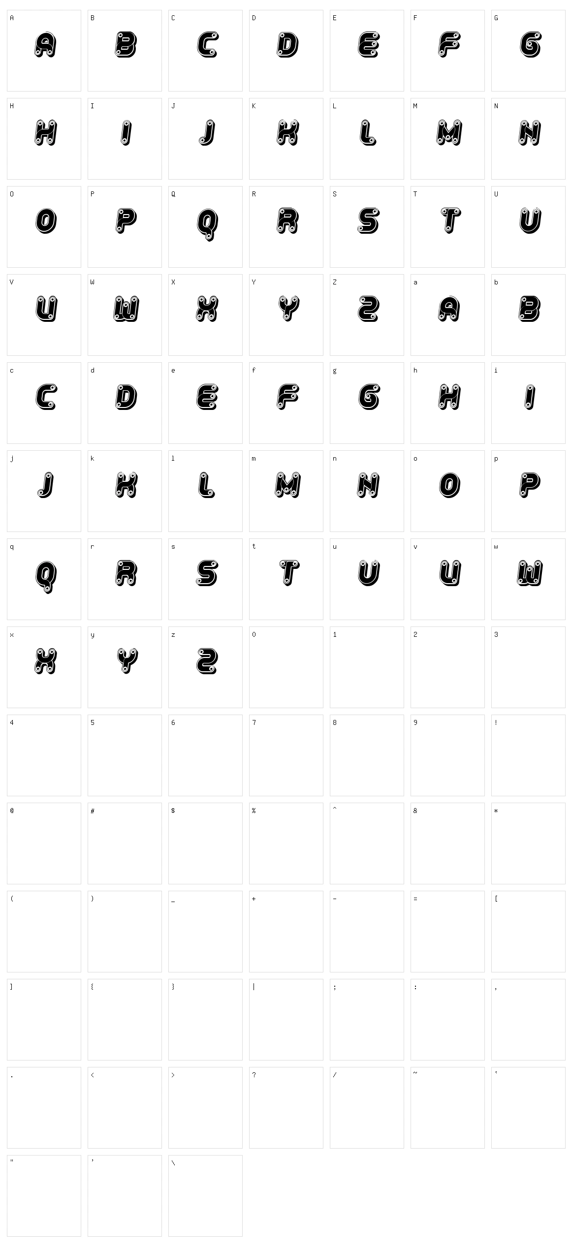 Ambis Character Set