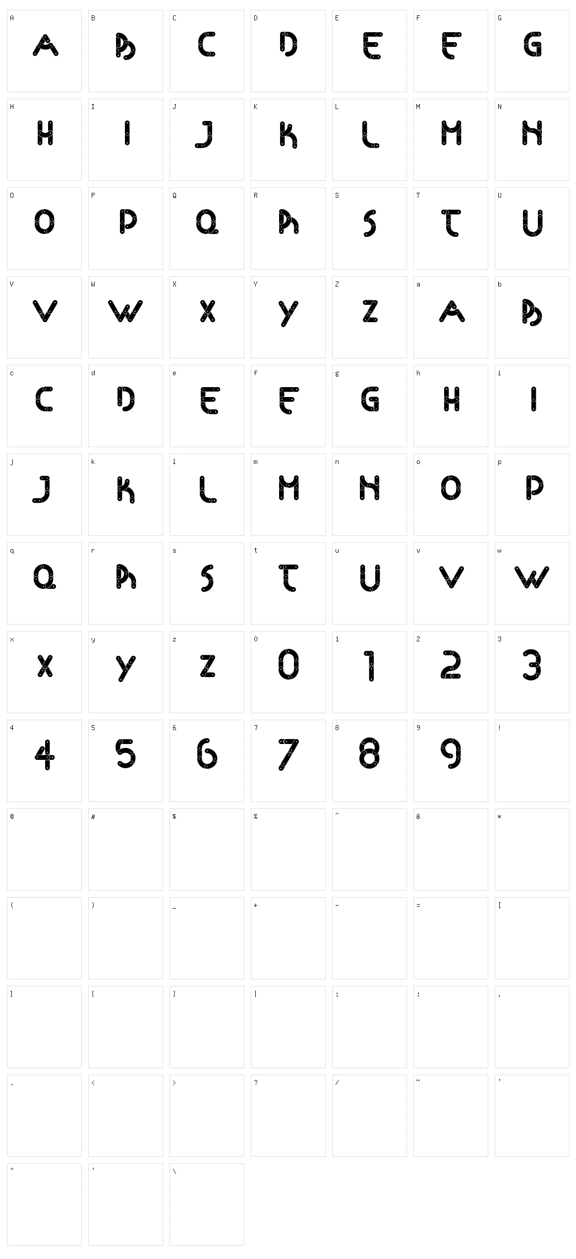 Articulada Character Set