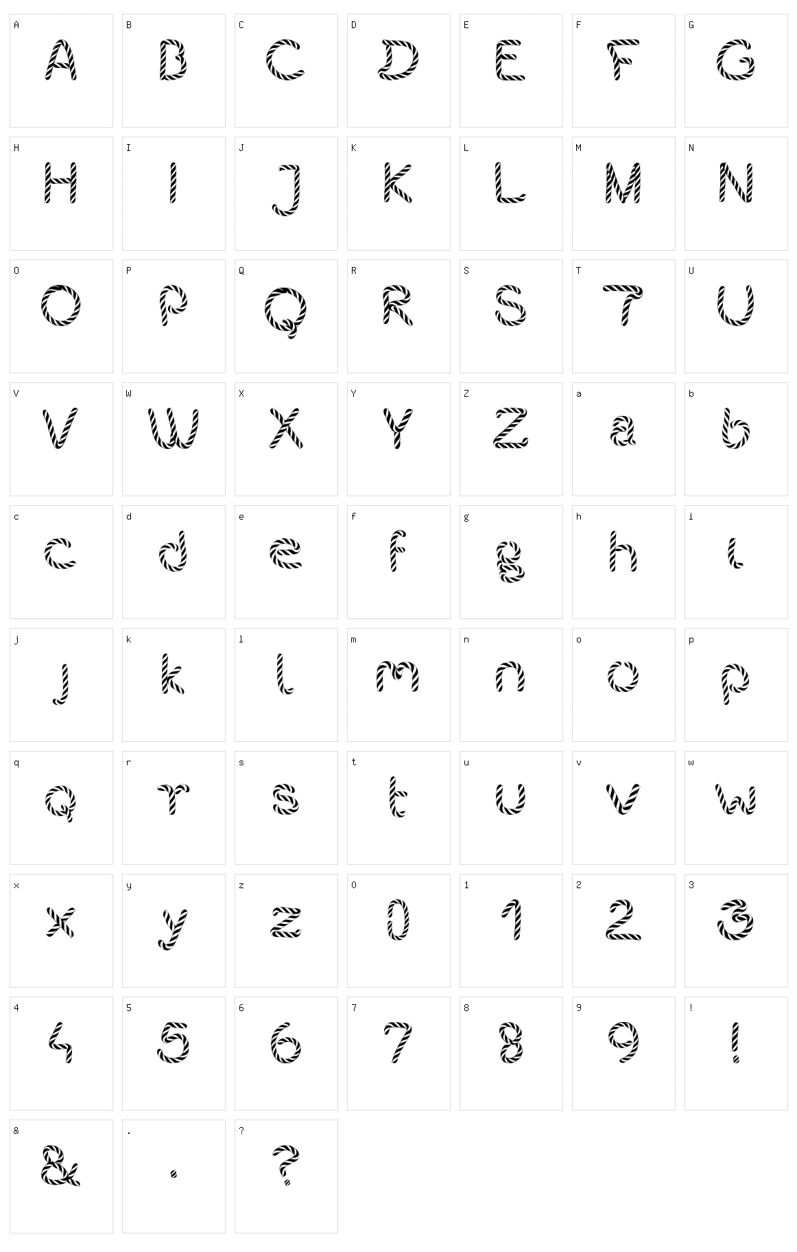 Bistort Character Set