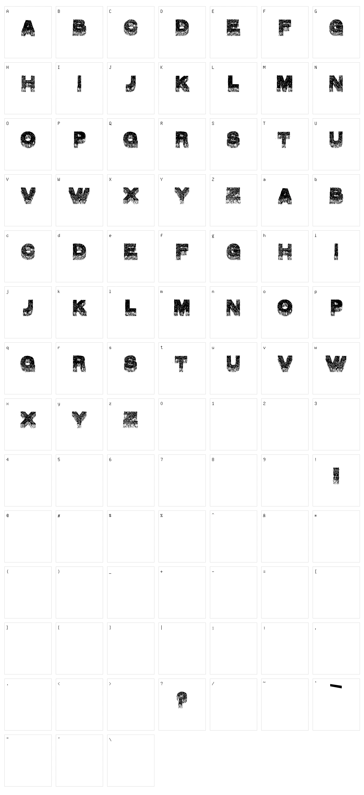 Ble Character Set