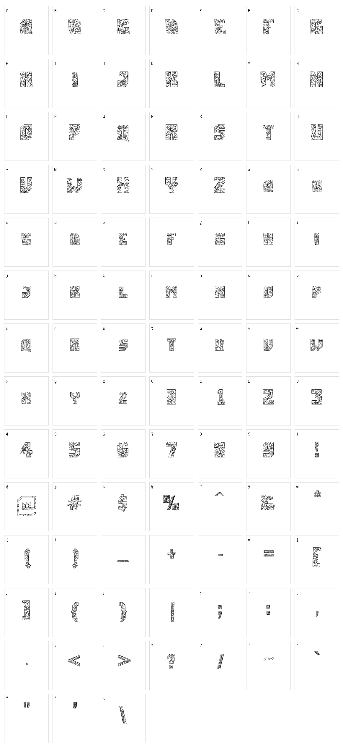 Breaking Time! Character Set