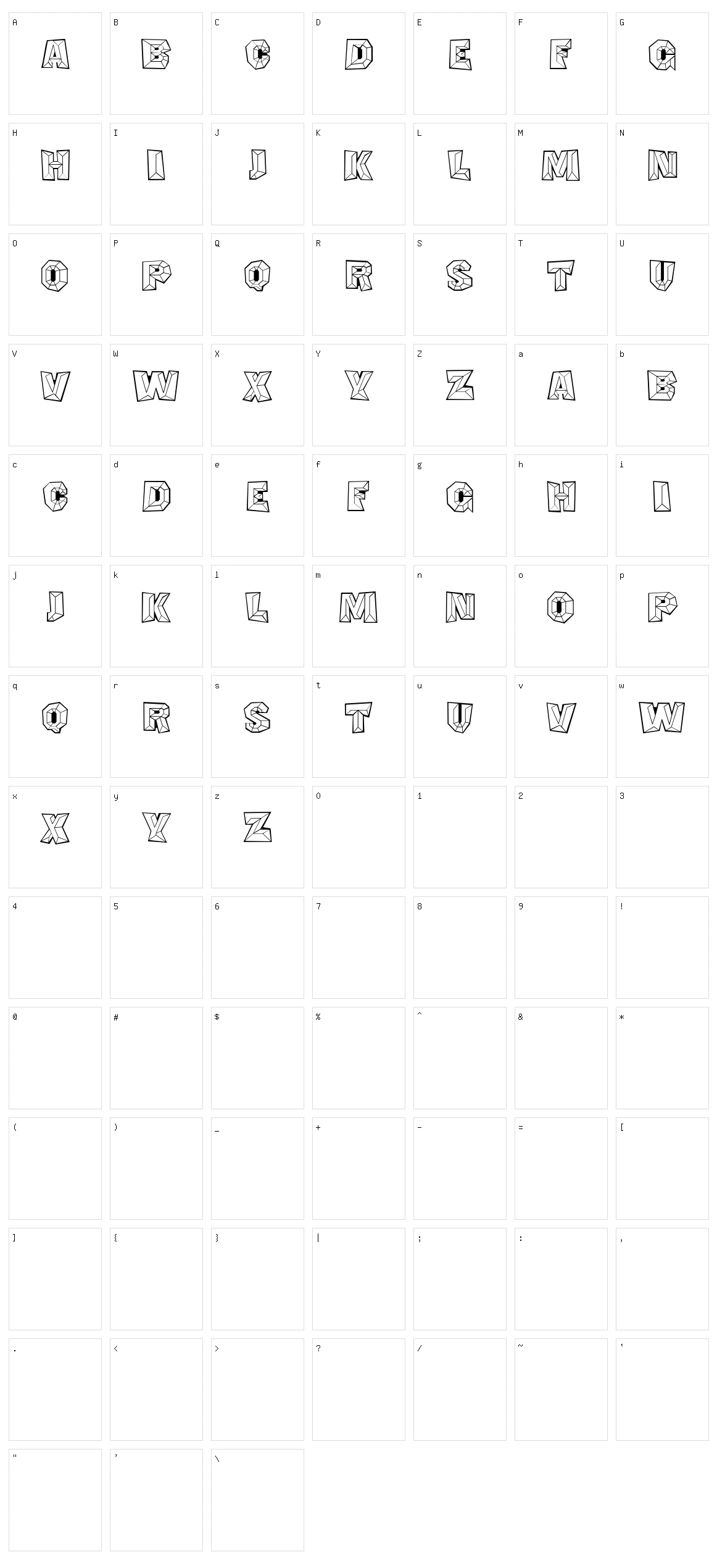 Budapest Character Set