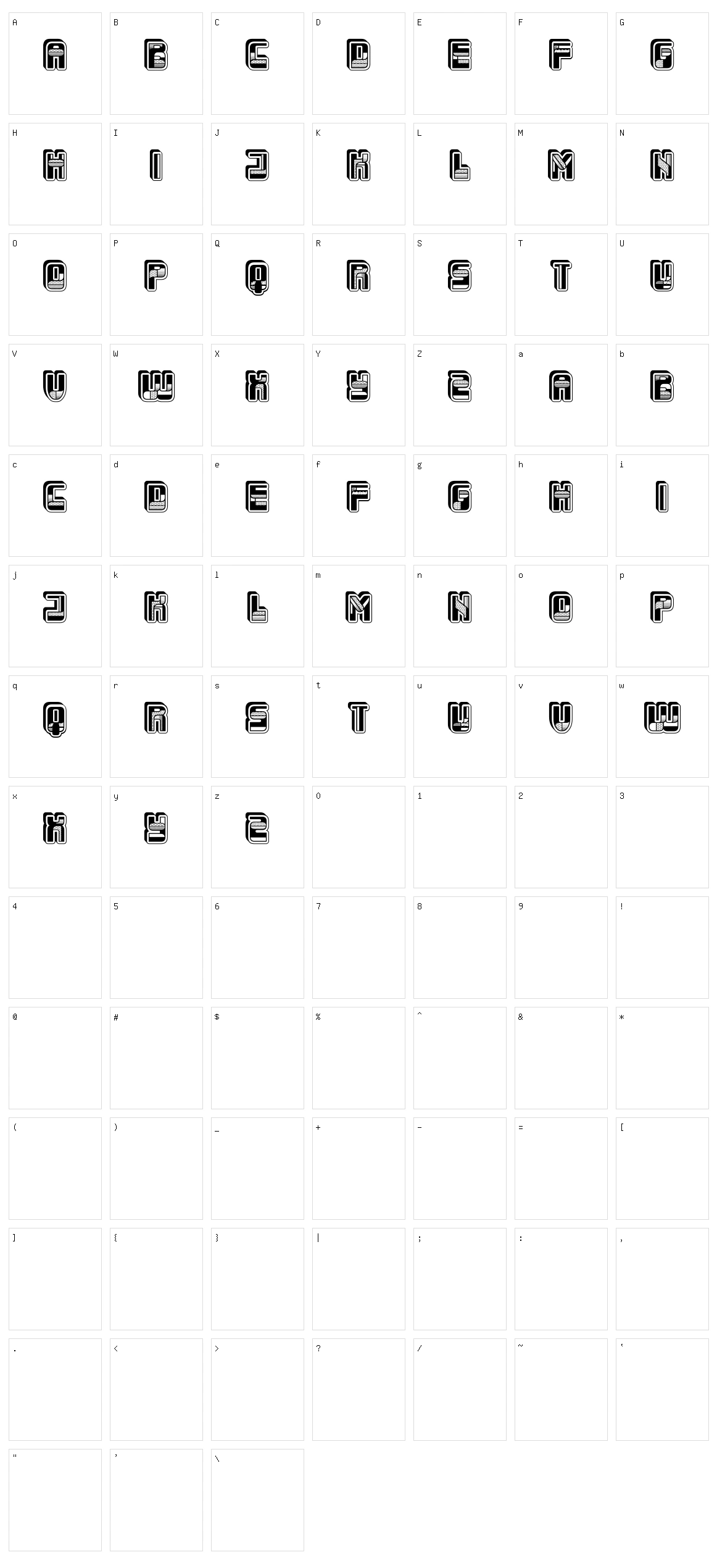 Calla Character Set