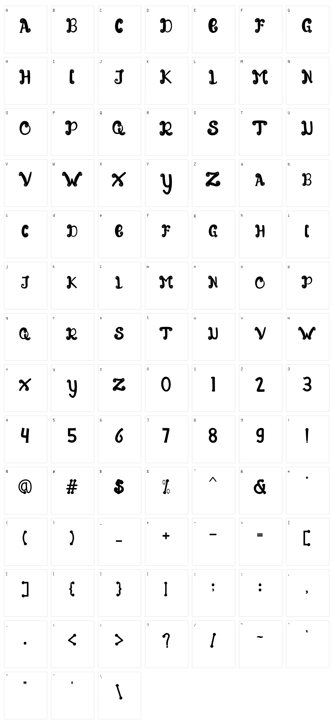 Calls Future Character Set