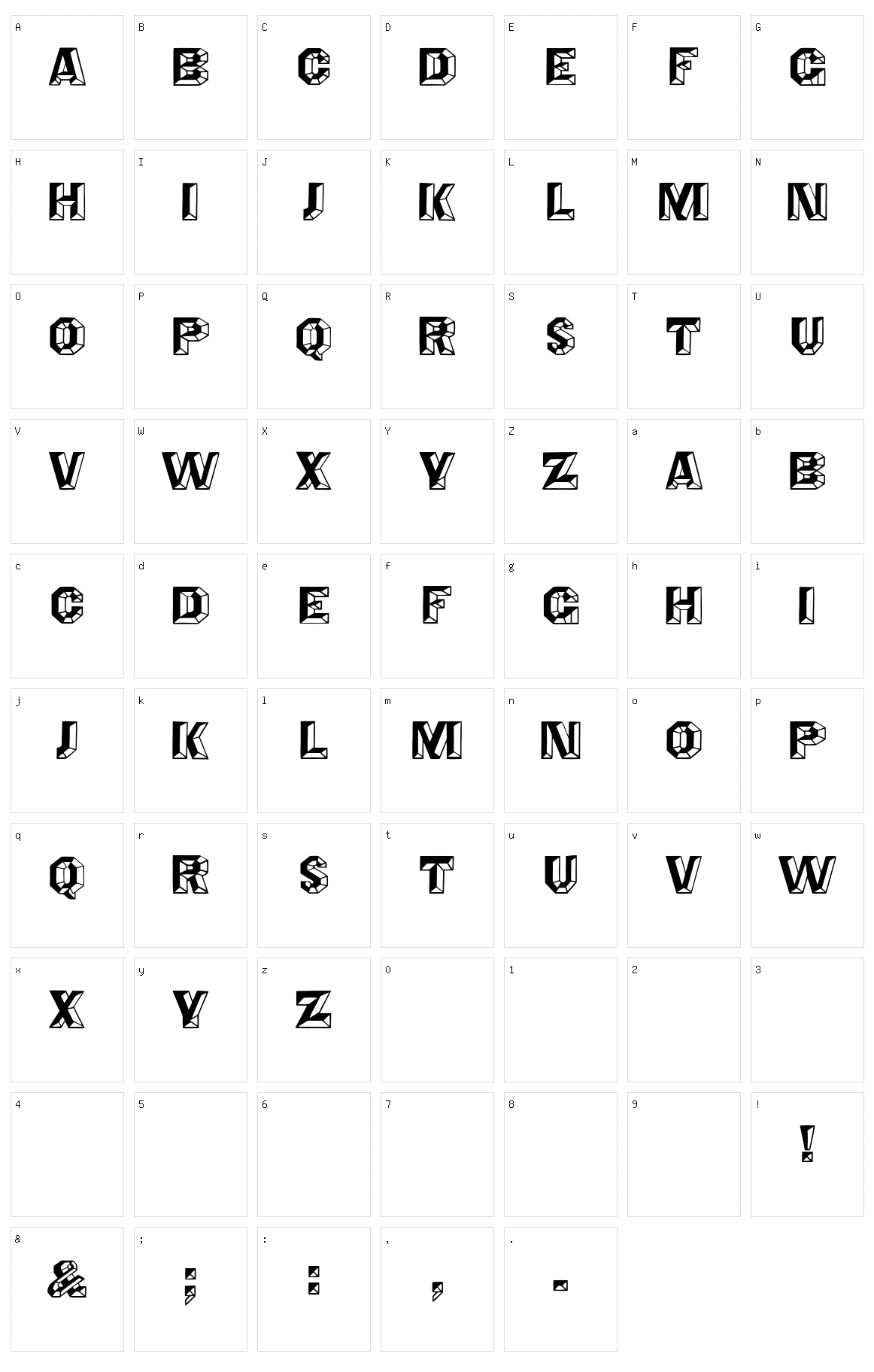 Calm Character Set