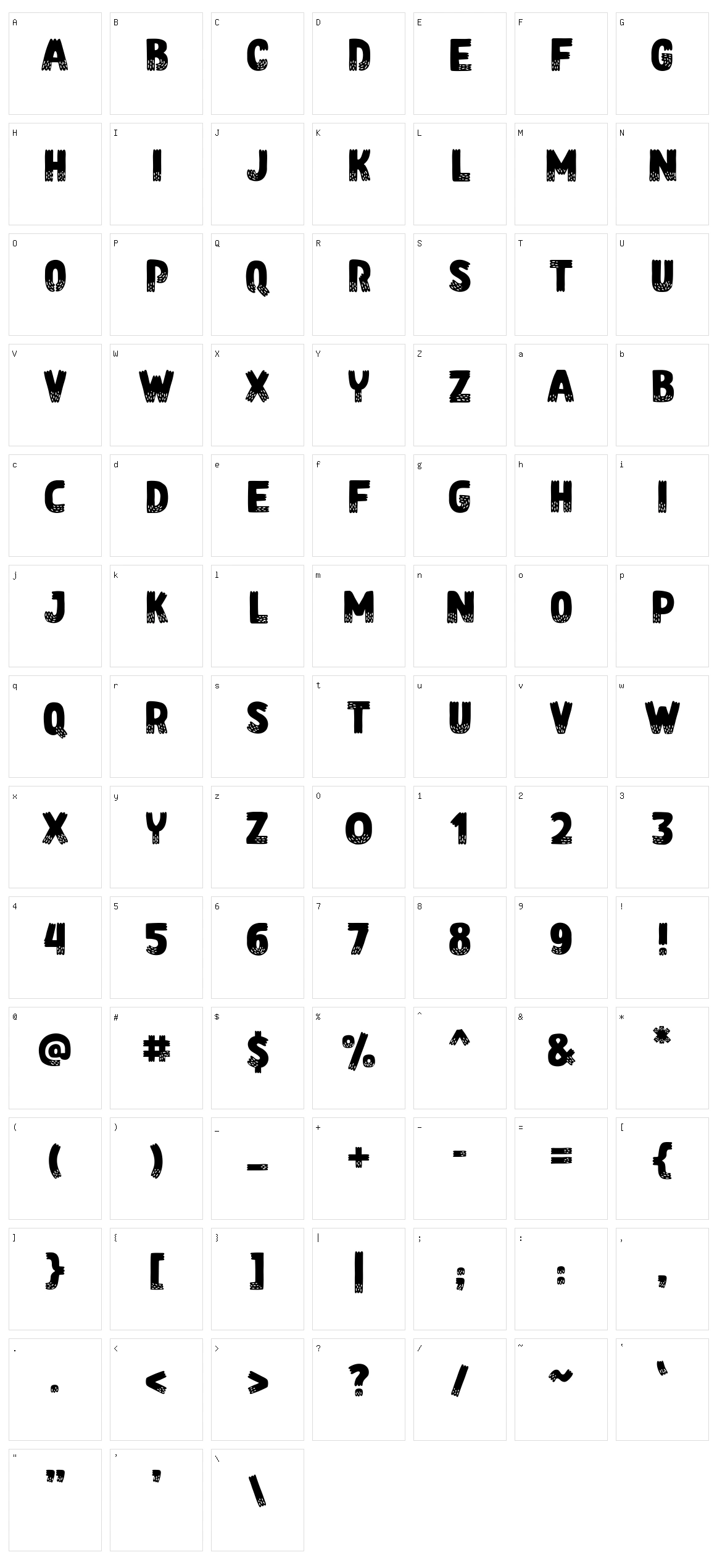 Cartoo Nature Character Set