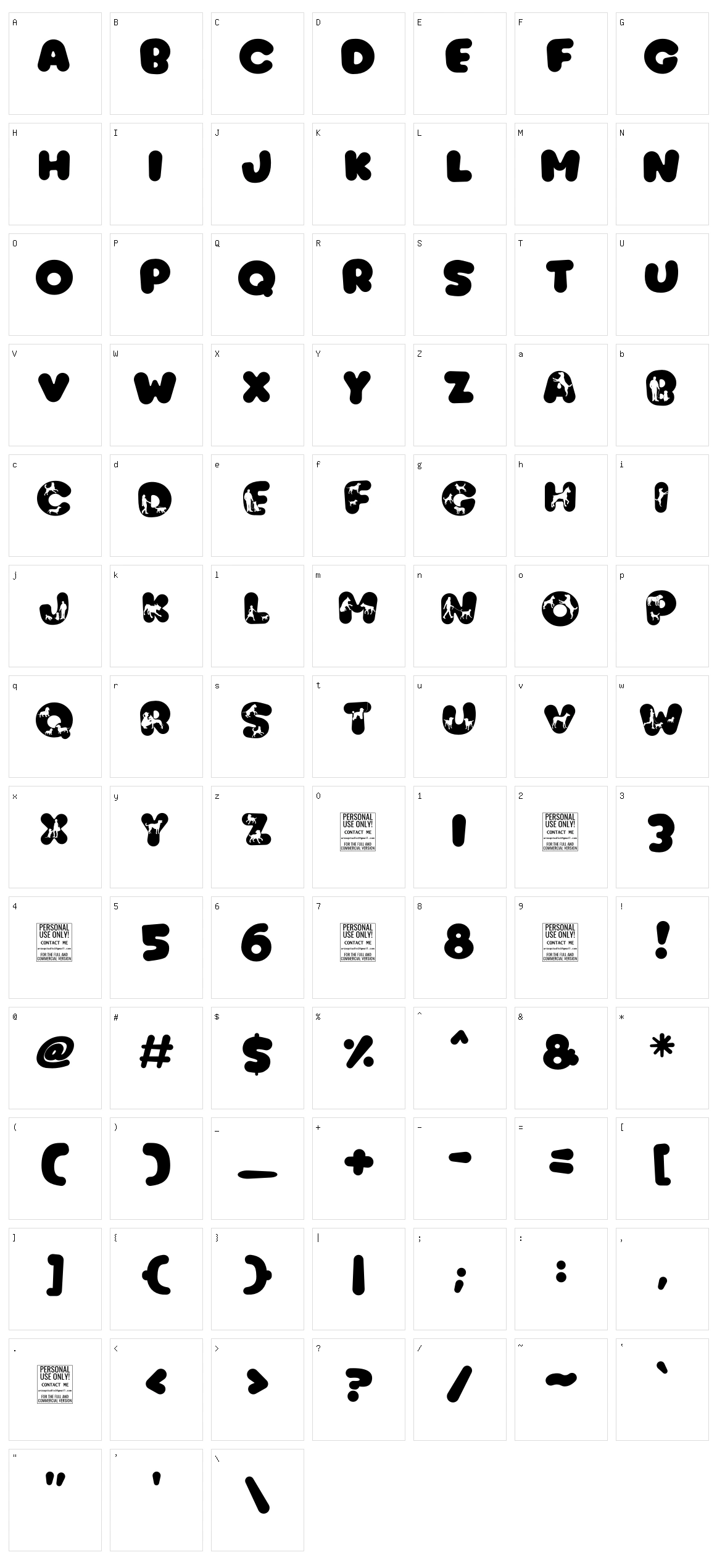 Cat And Dog Character Set