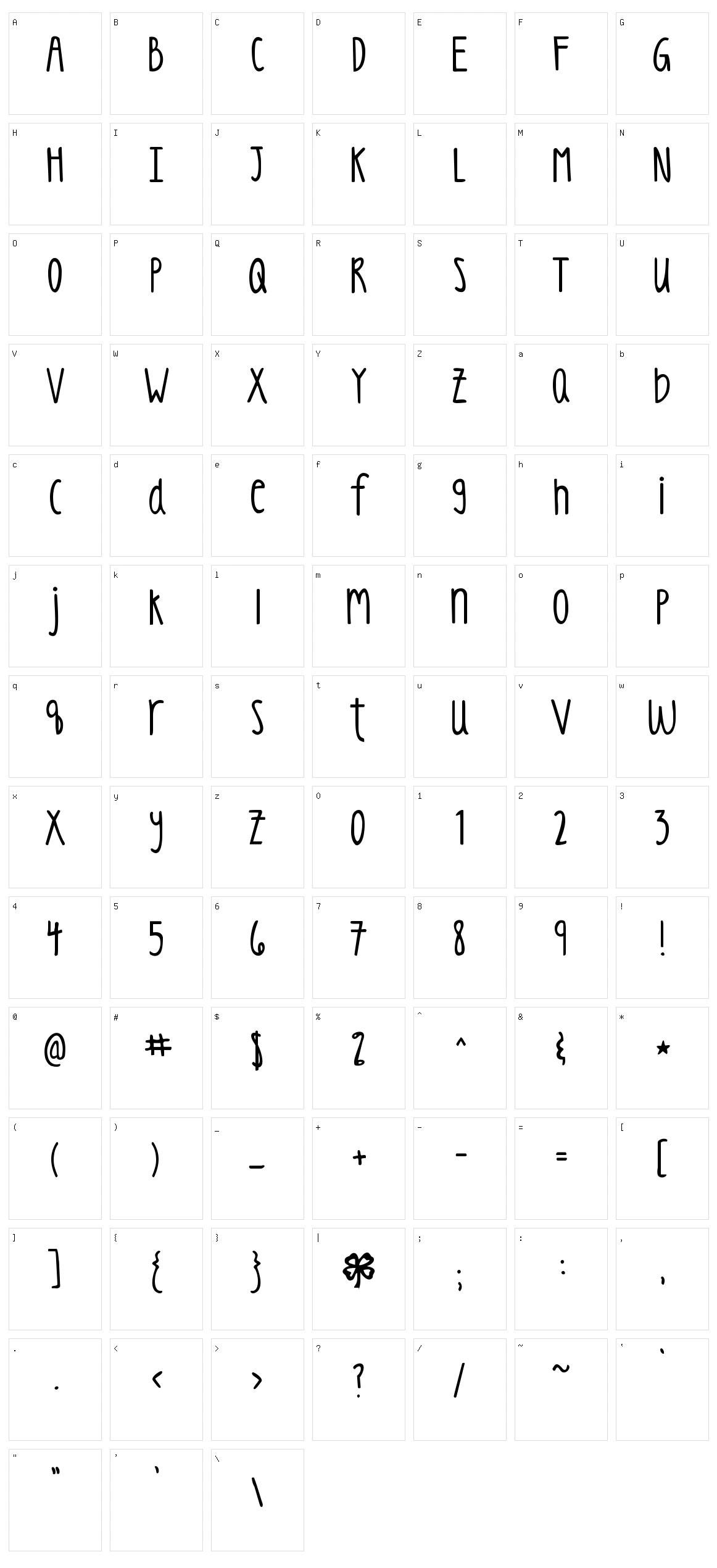 KG Luck of the Irish Character Set