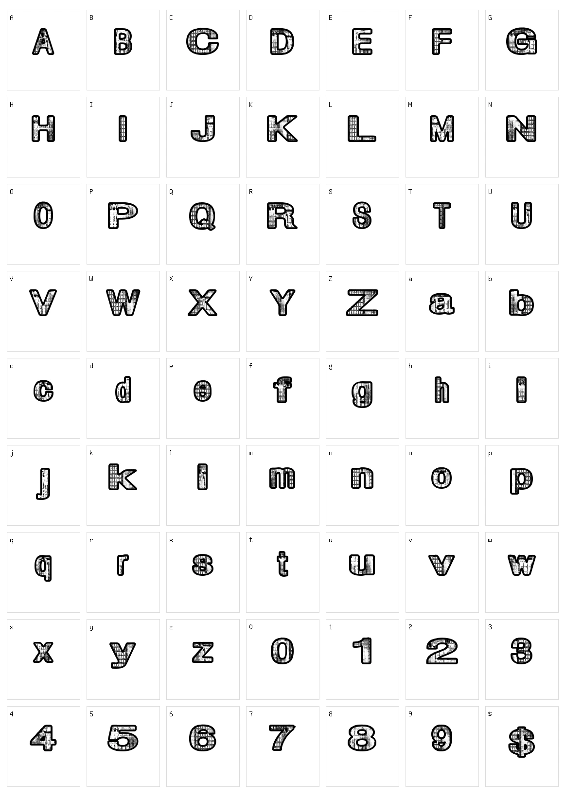 City Magic Character Set