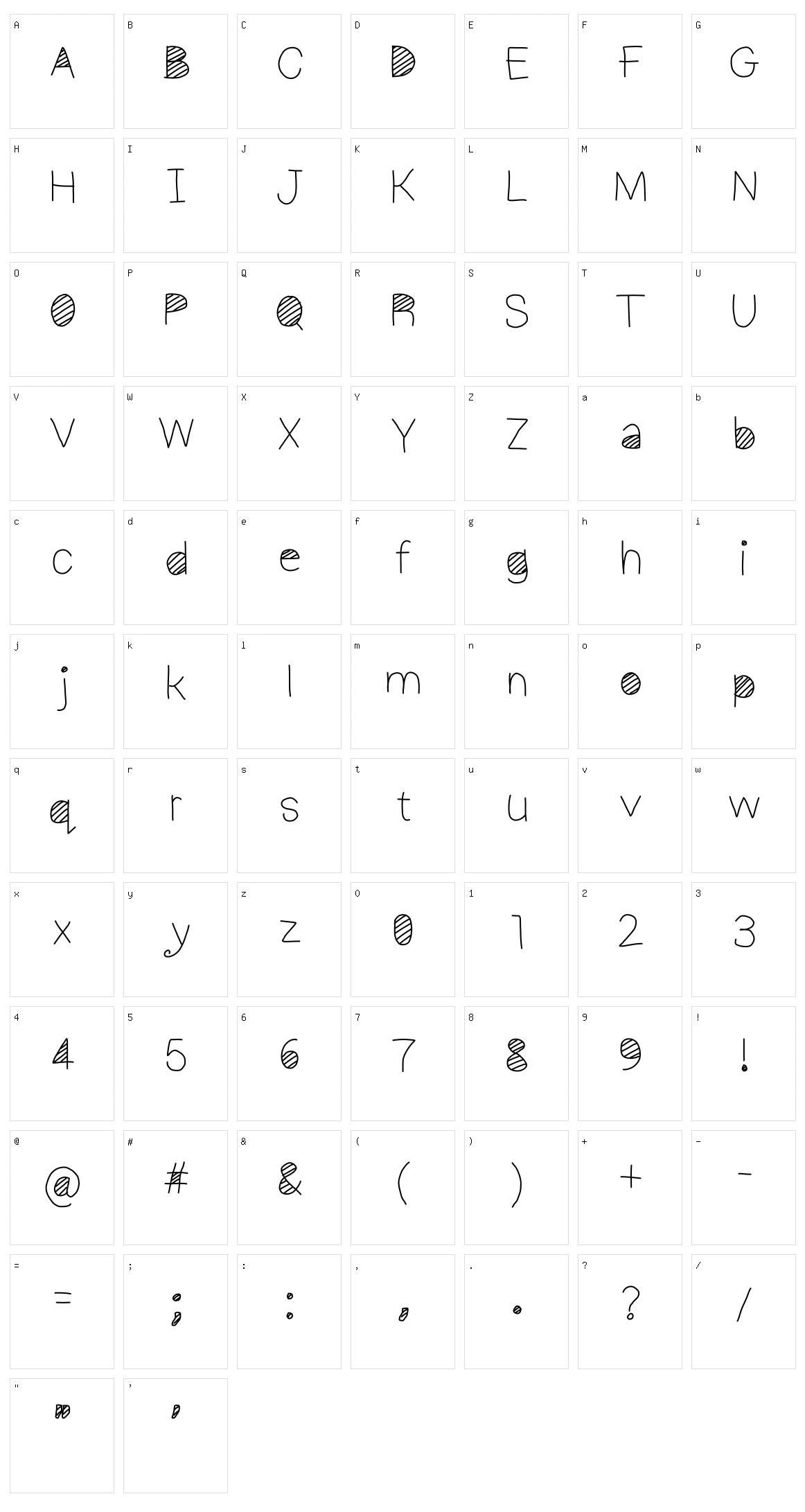 Cool Character Set