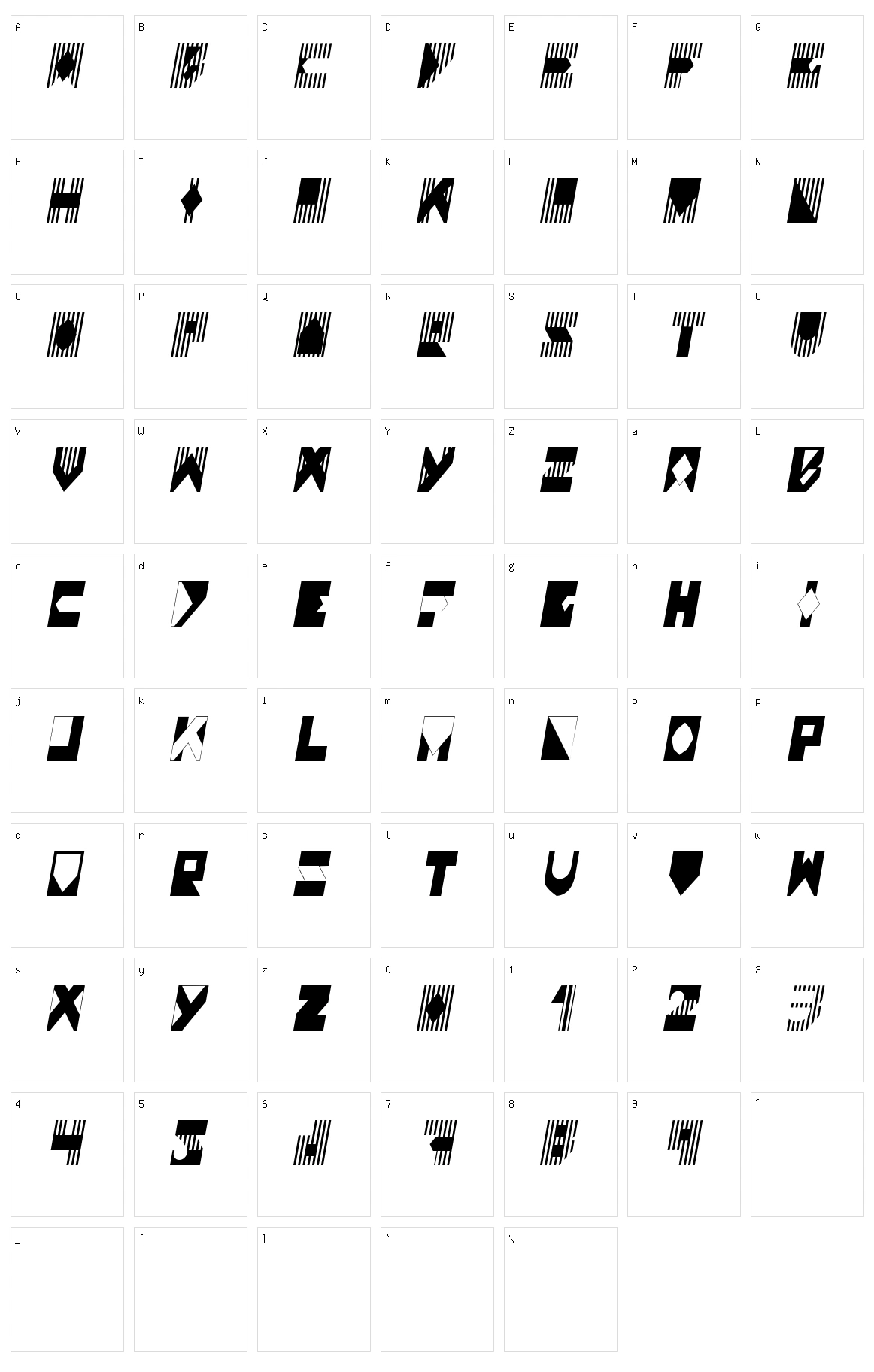 Colonialistas Character Set