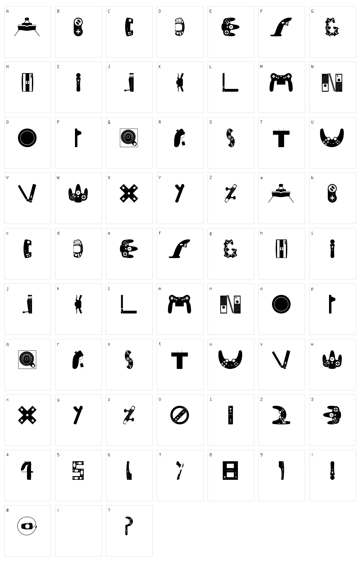 Console Character Set