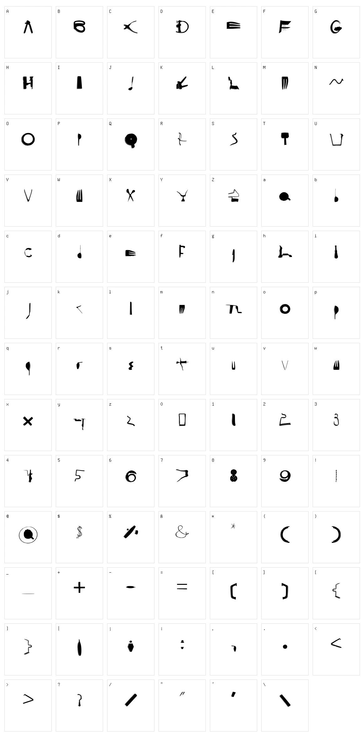 Cooksy Cutter Character Set