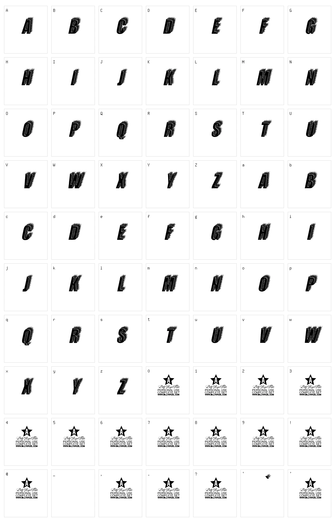 Crumb Character Set