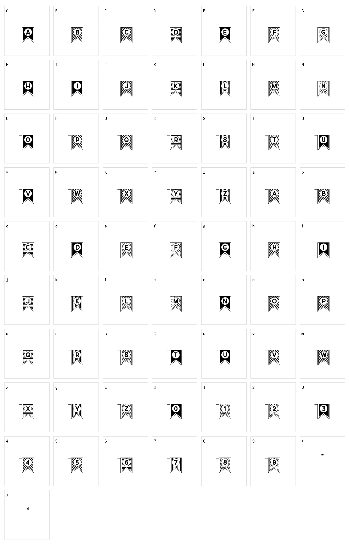 Cufis Decor Character Set