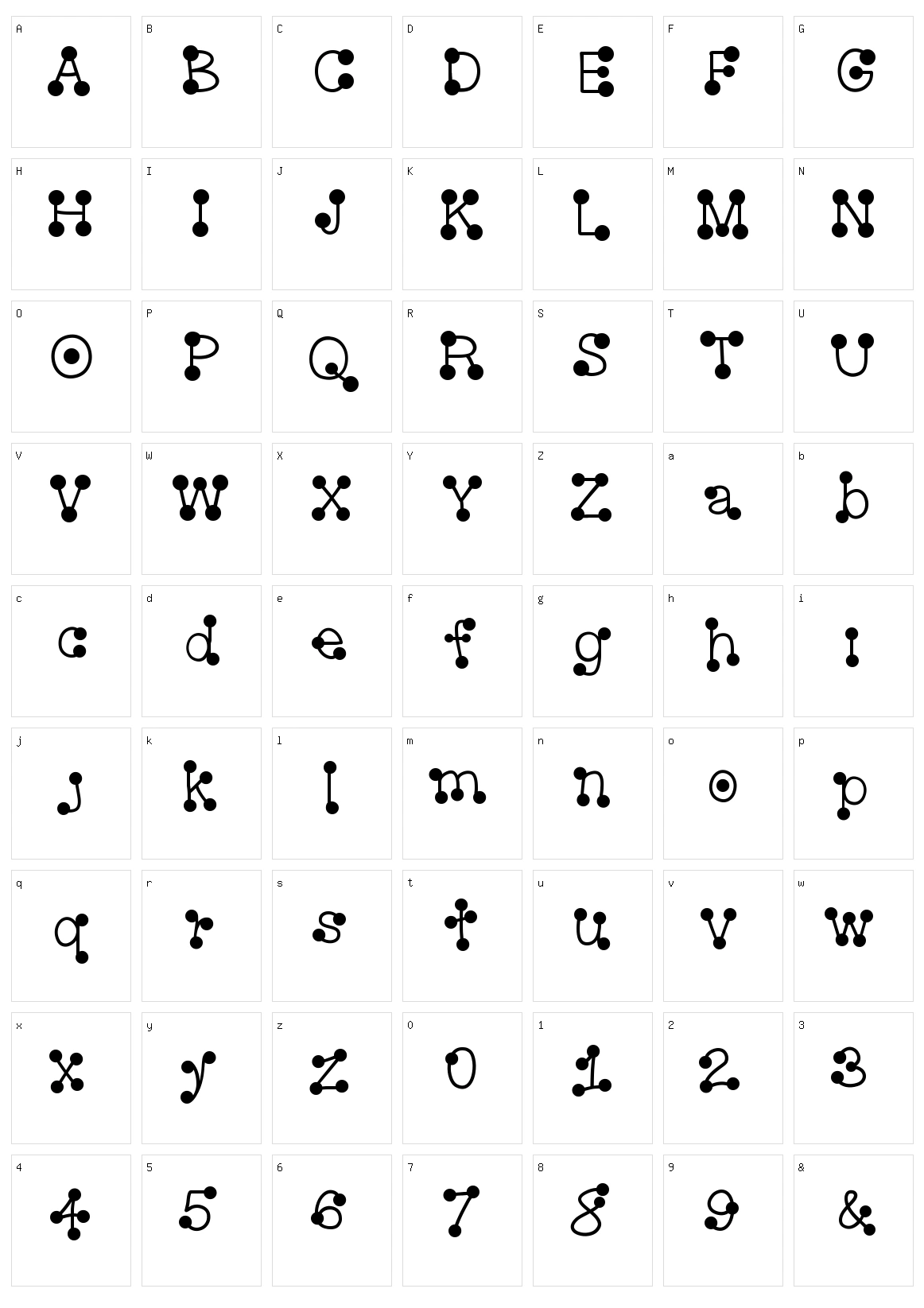 Dice Game Character Set