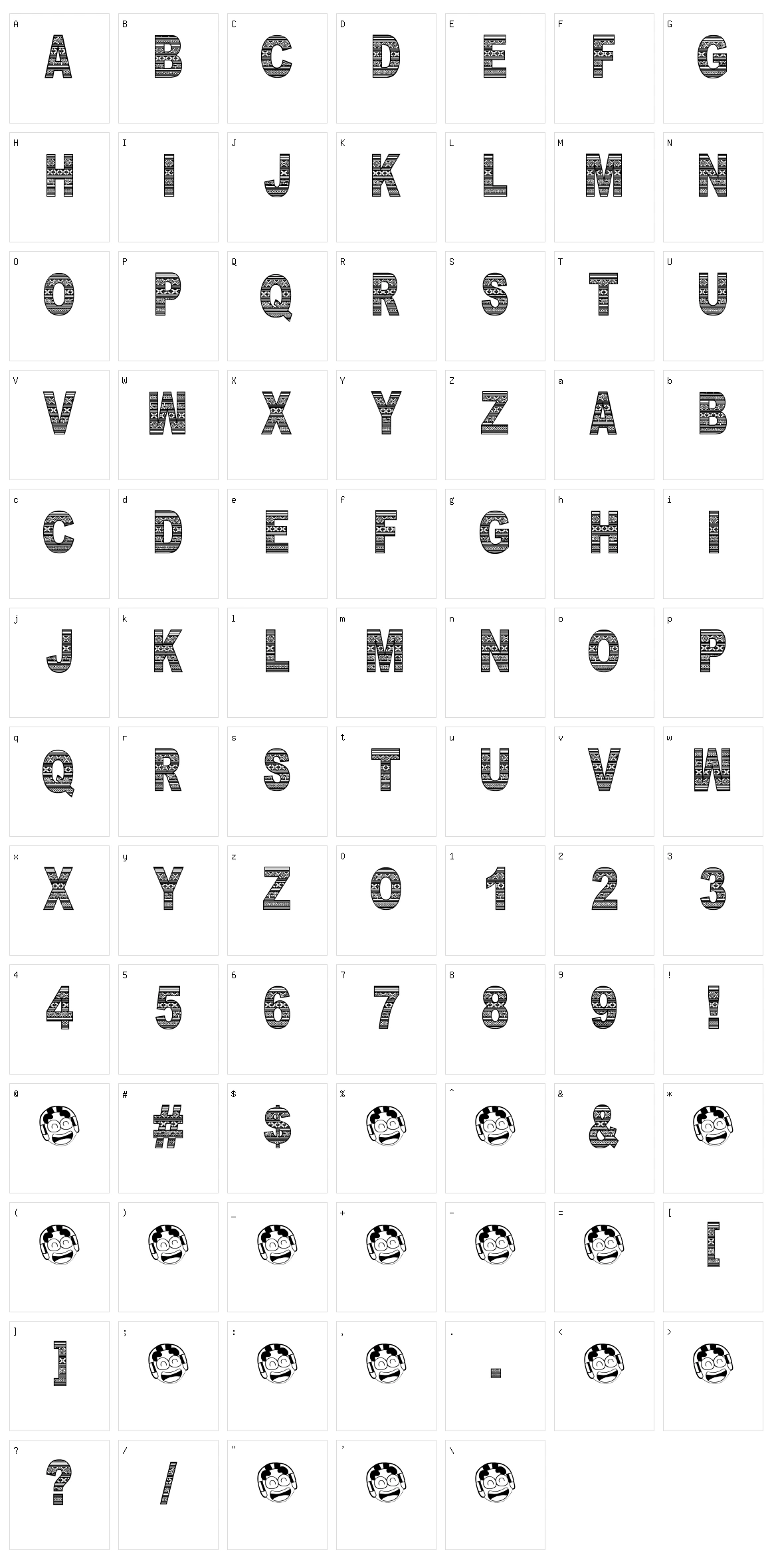 Docallisme Has Pattern Character Set