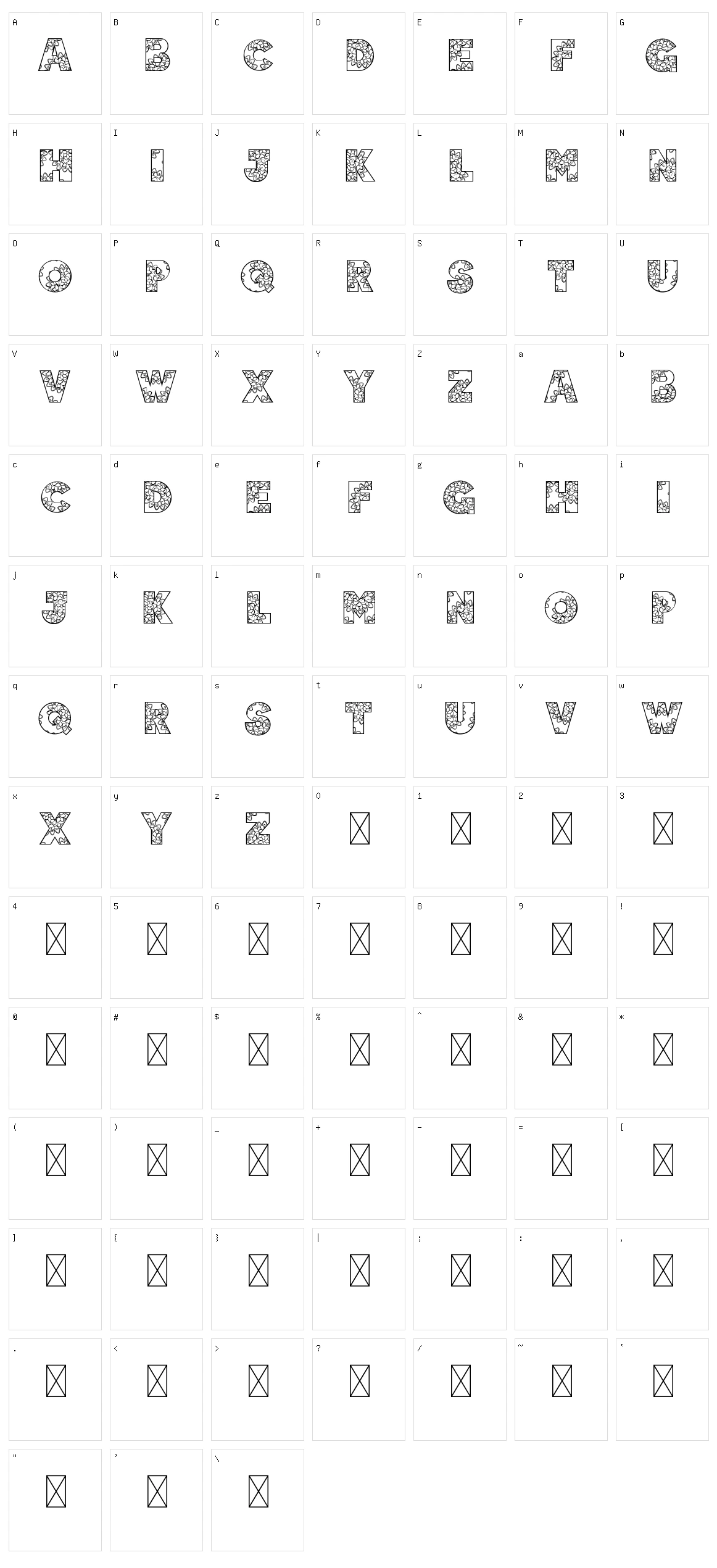 Doodala Biggie Character Set