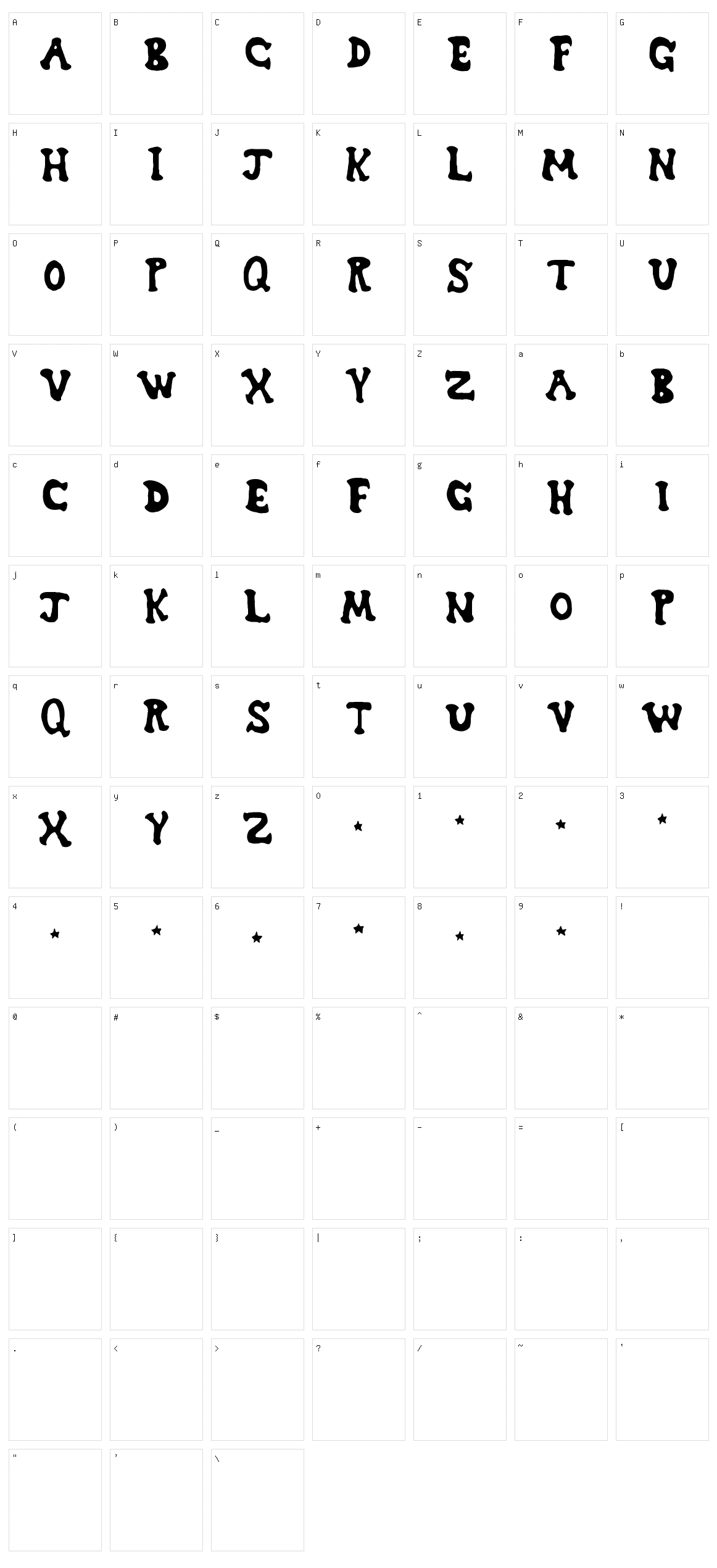 Dreamwish Character Set