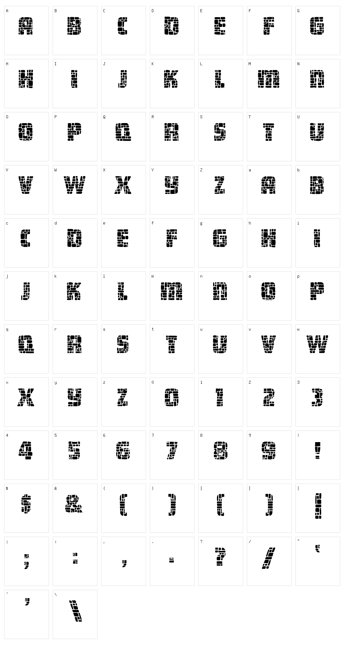 Dungeon Character Set