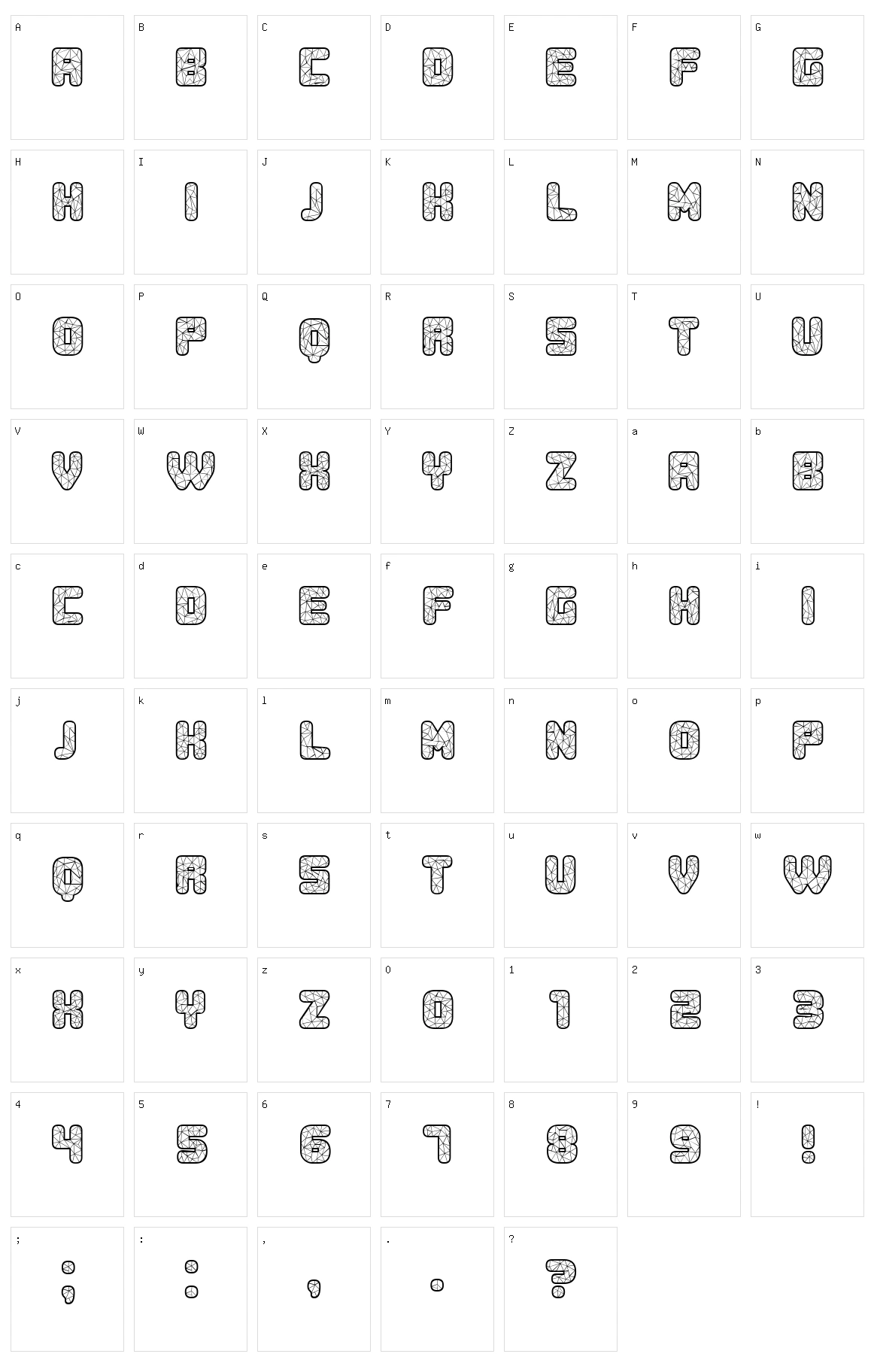 Duration Character Set