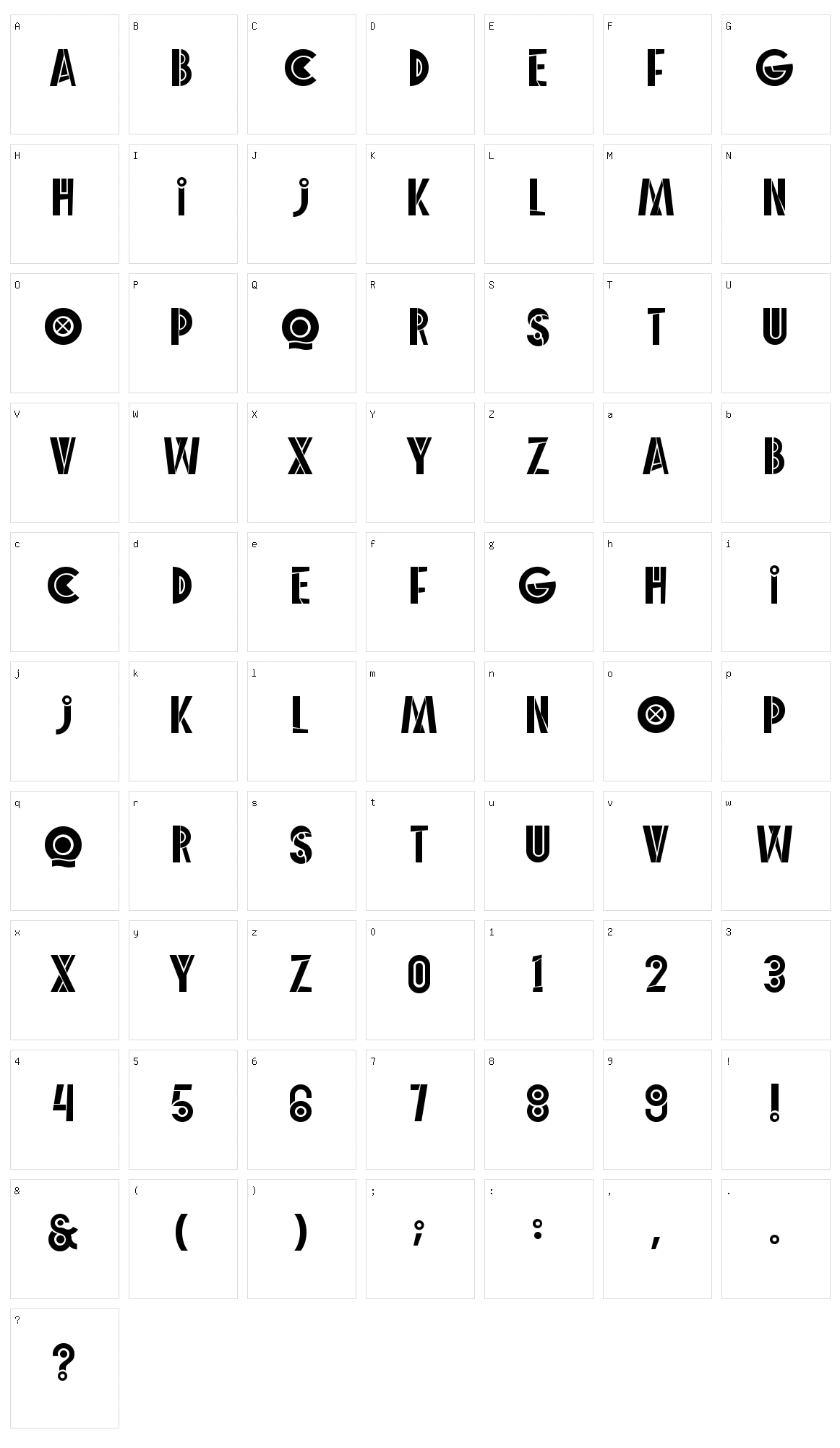 Echo Ethnic Character Set