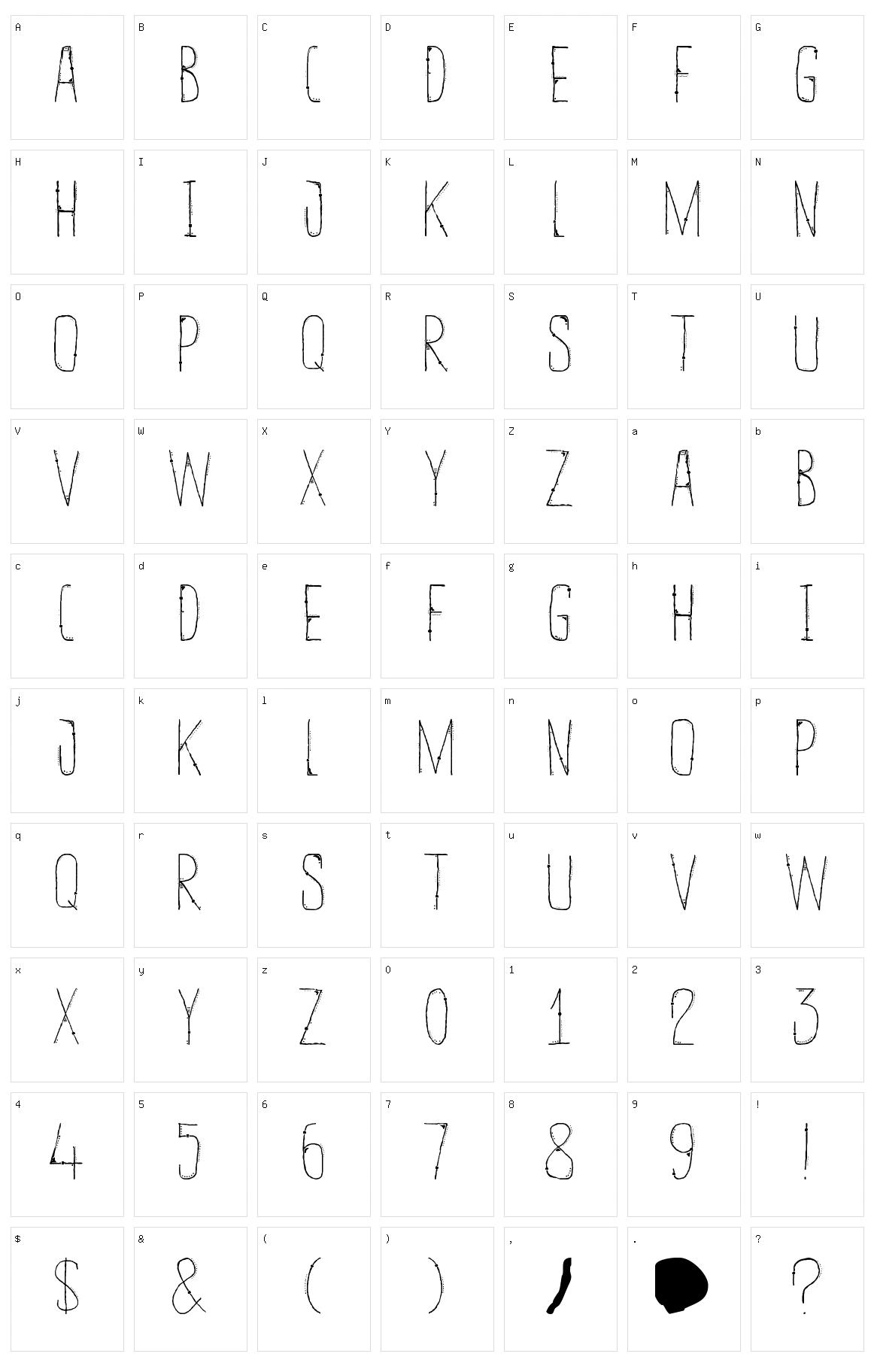 Entia Character Set