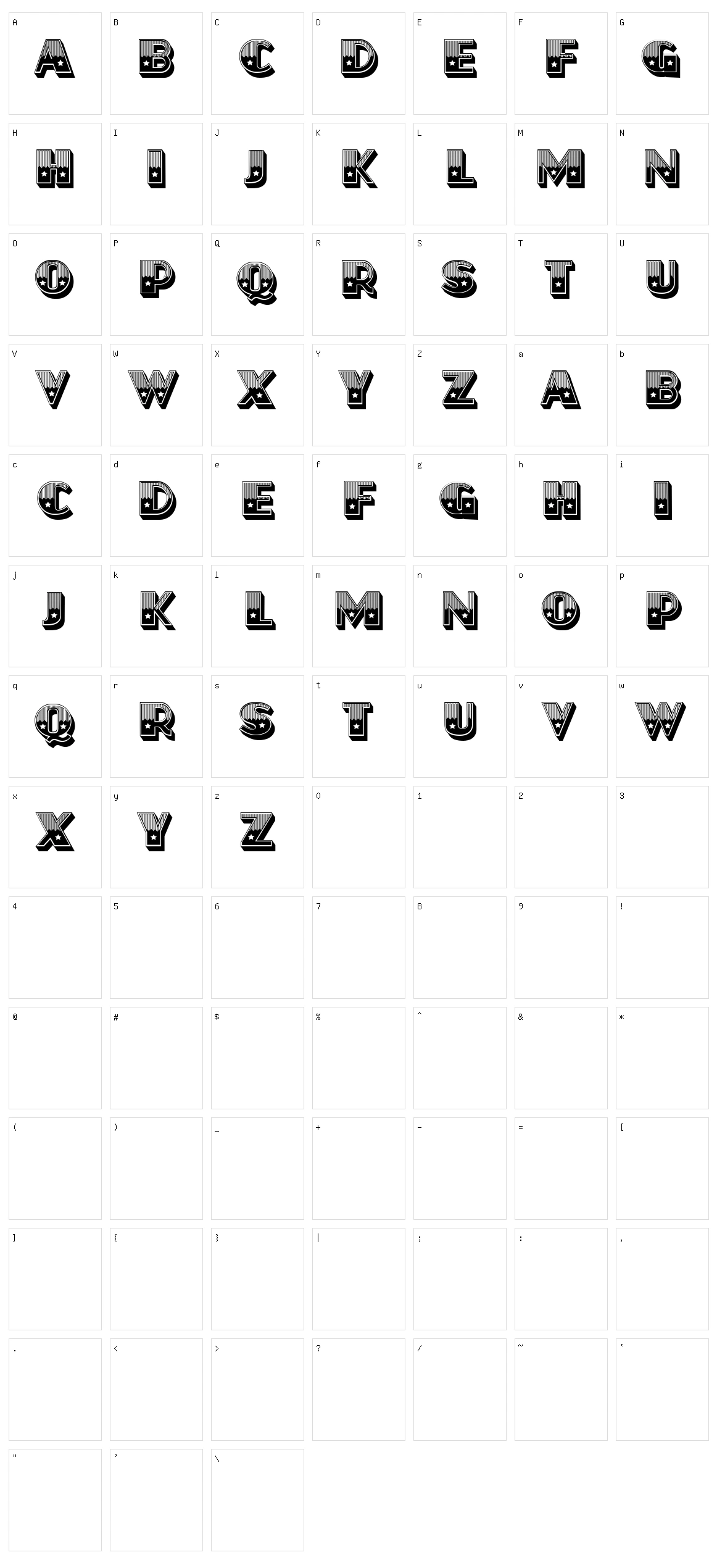 Farmers Market Character Set