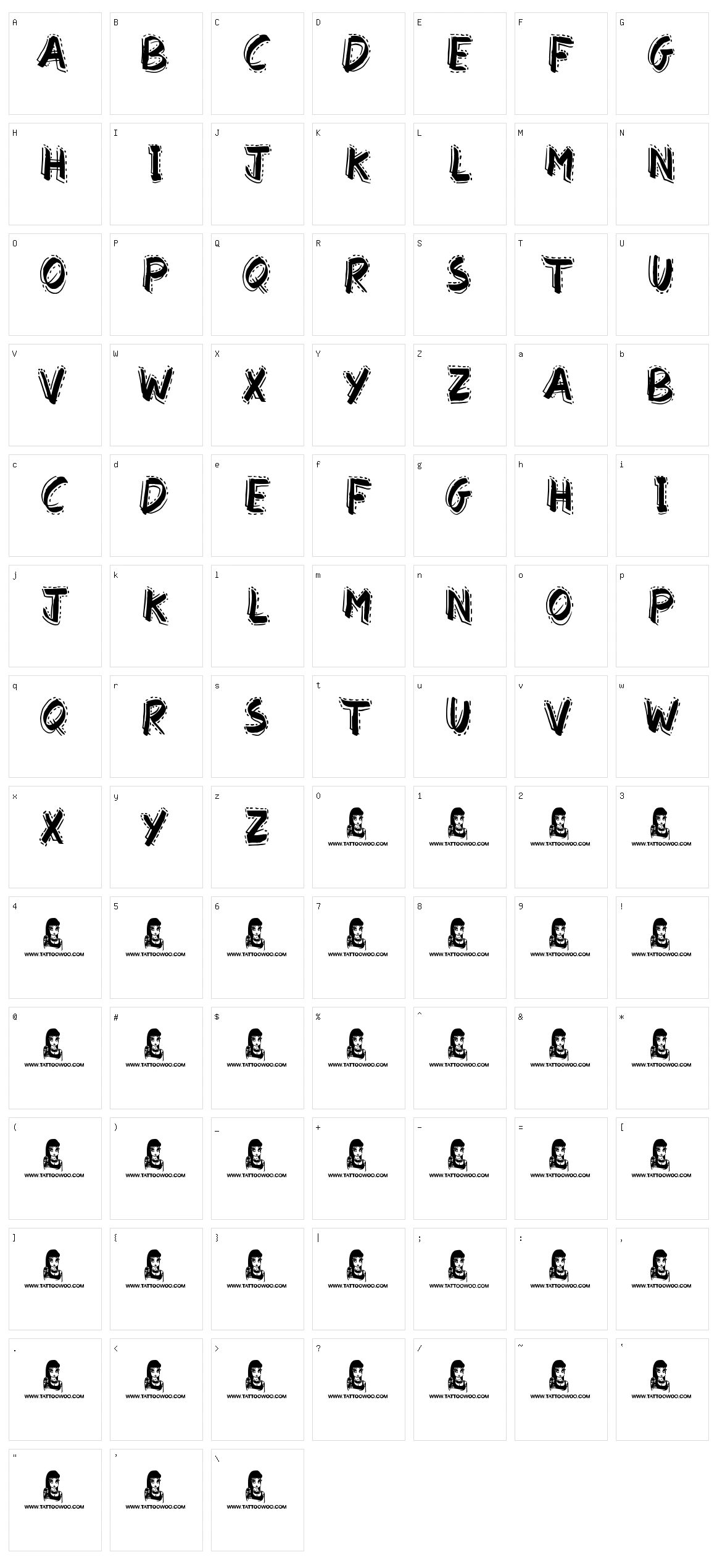Find a Way Character Set