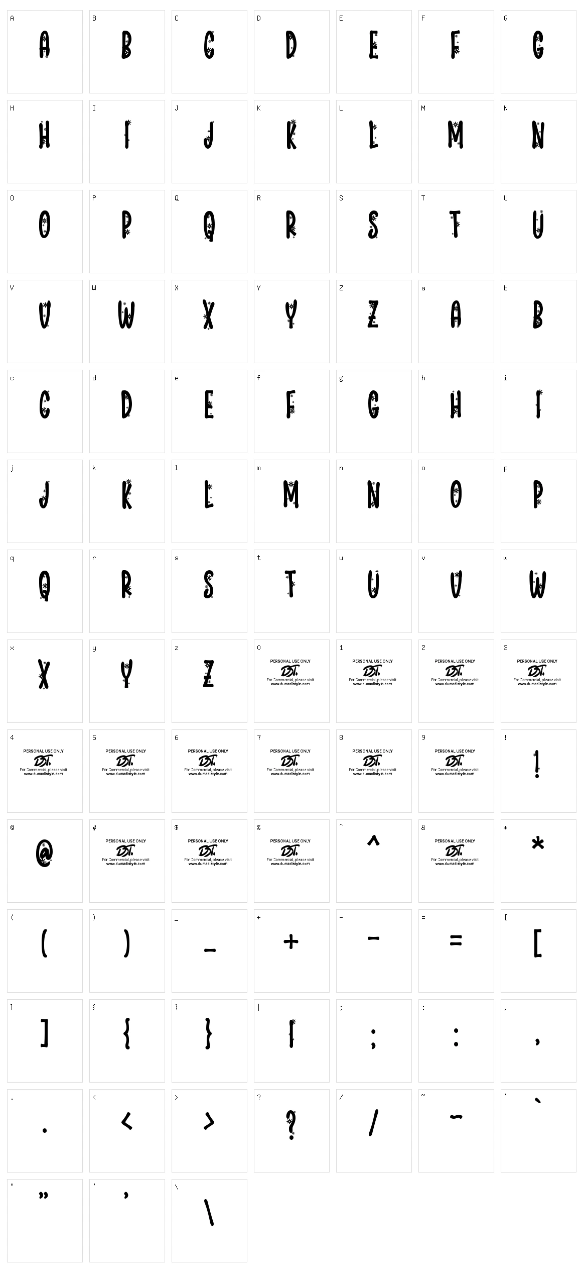 Flower Mager Character Set
