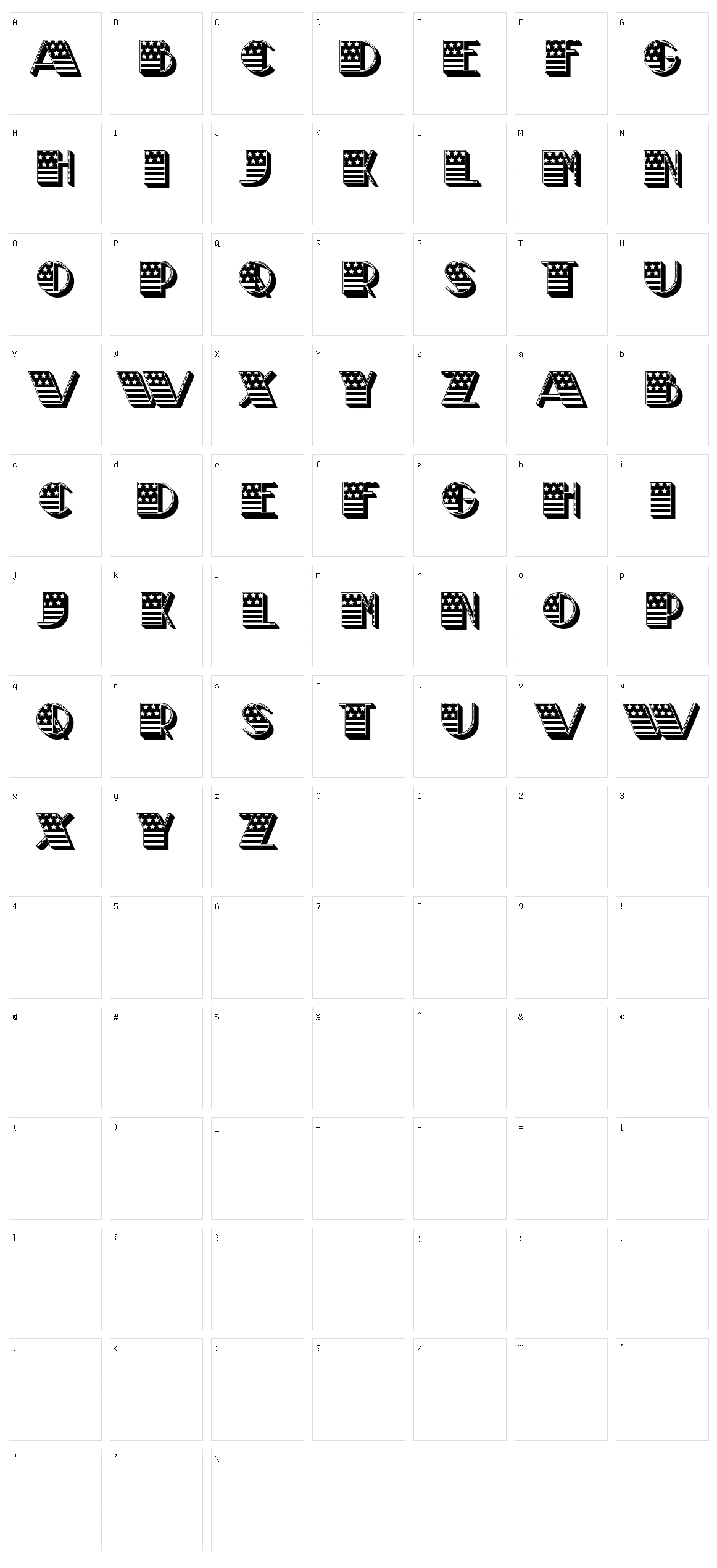 Funeral Character Set