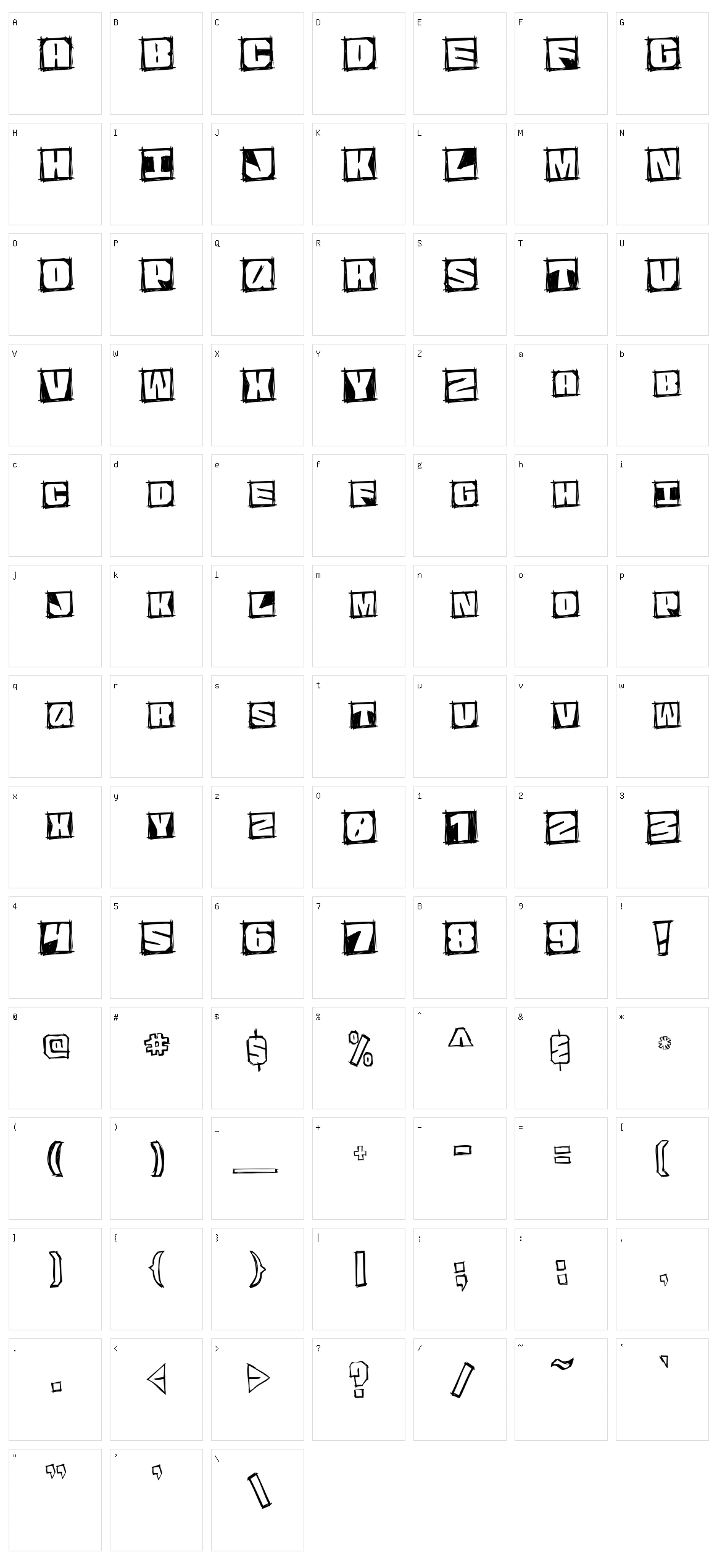 Graphic Attitude Character Set