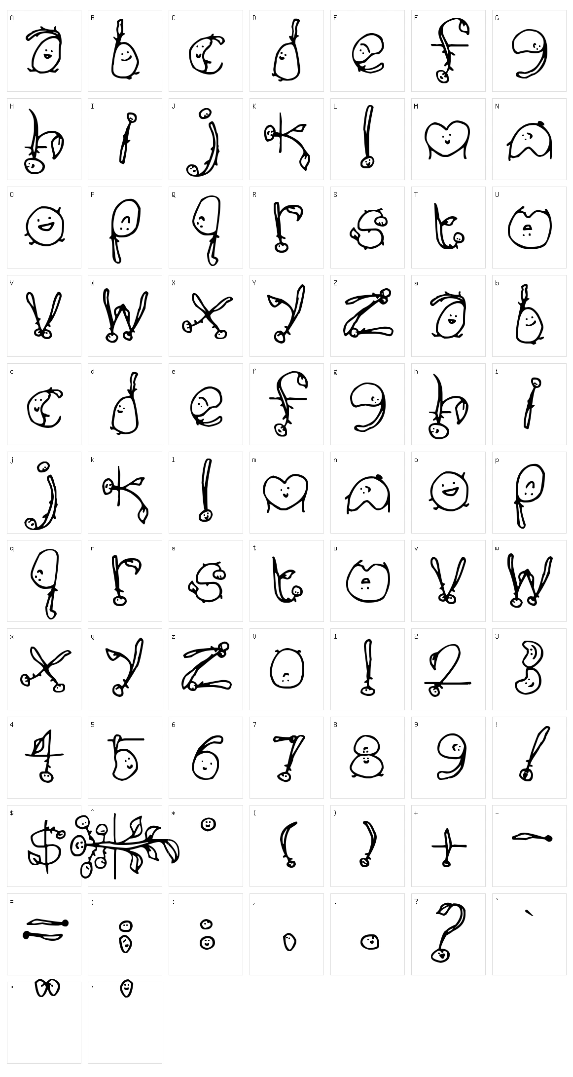 Happy Potatoes Character Set