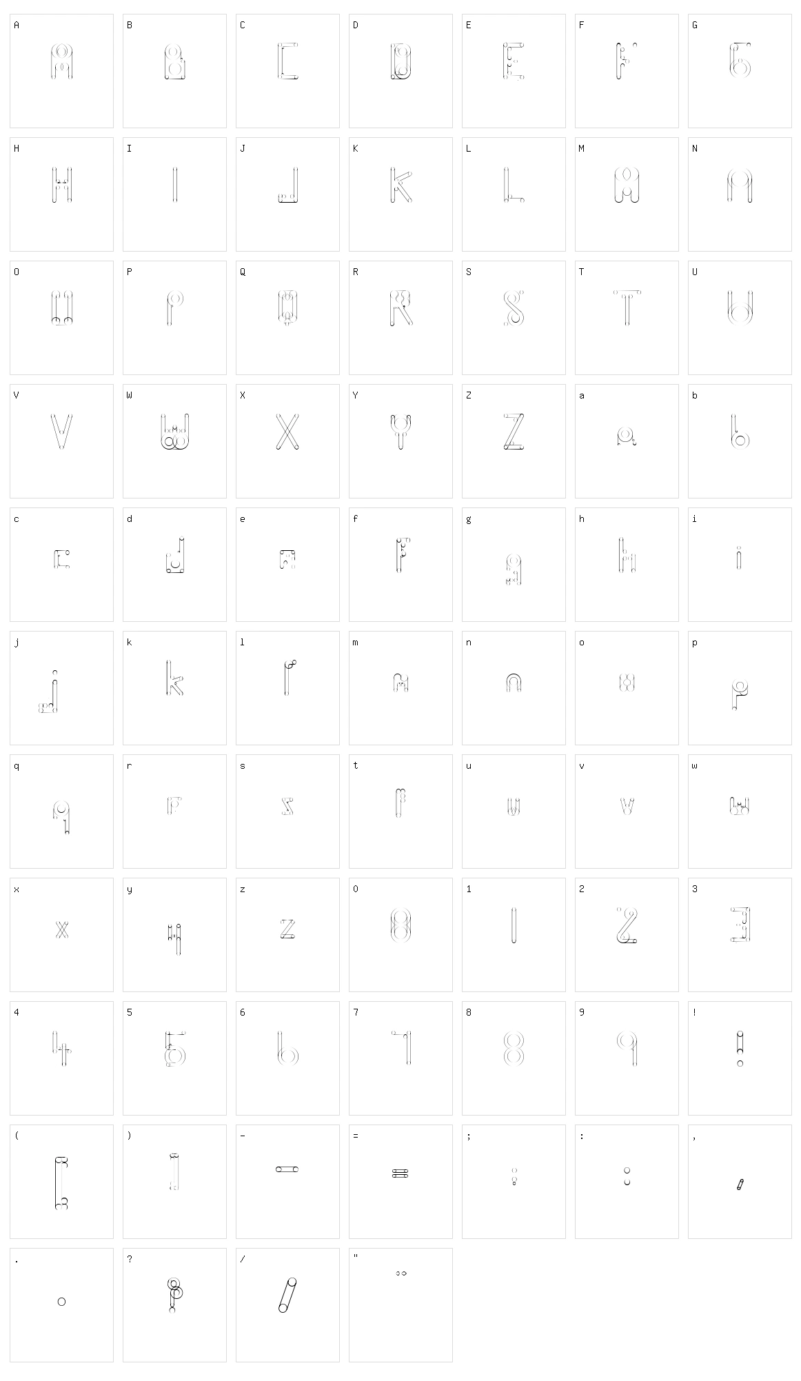 Helen Brown Character Set
