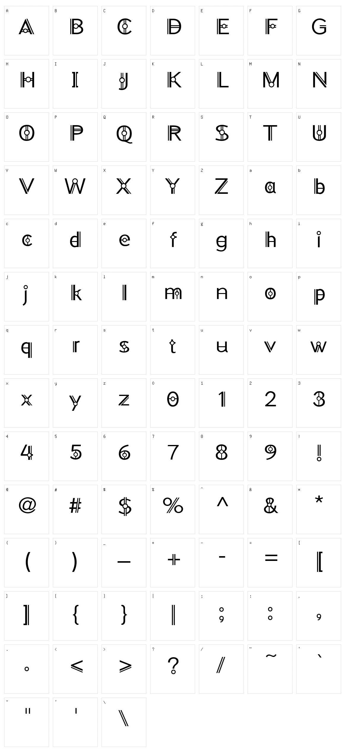 HF Momentum Character Set
