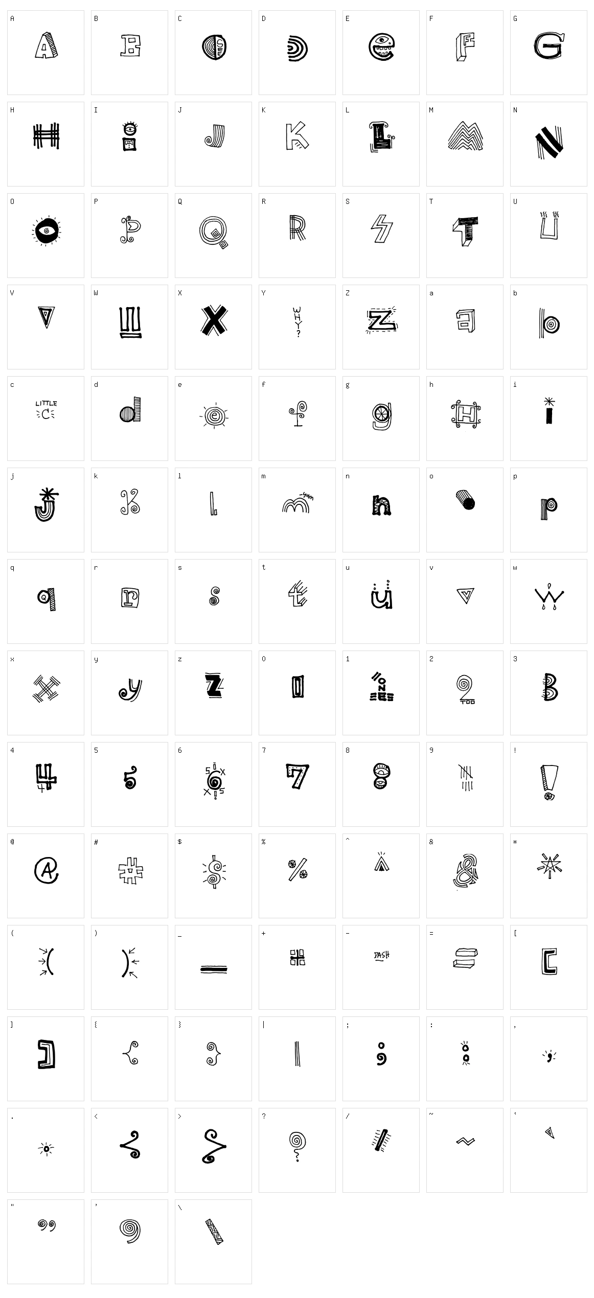 High School Notebook Character Set