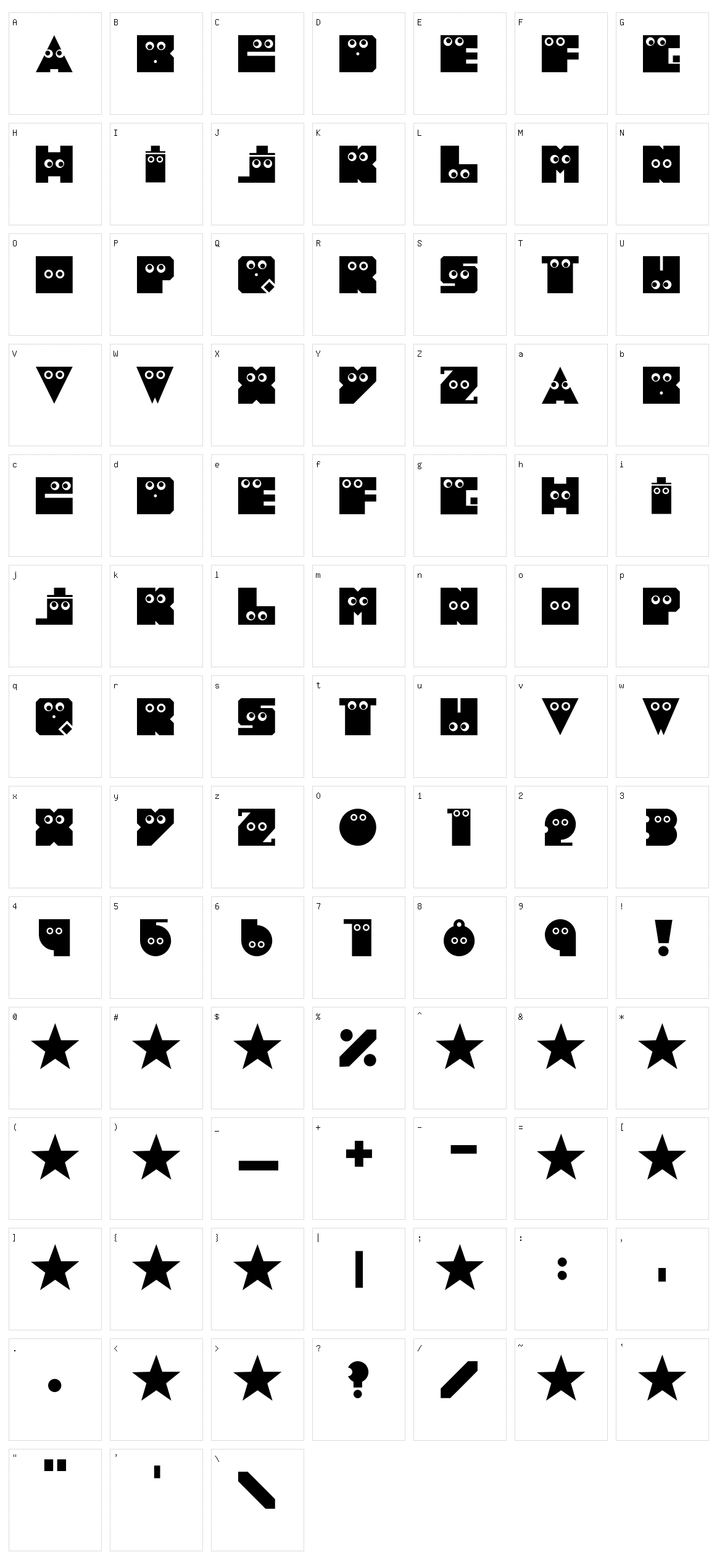 HolaHola Character Set