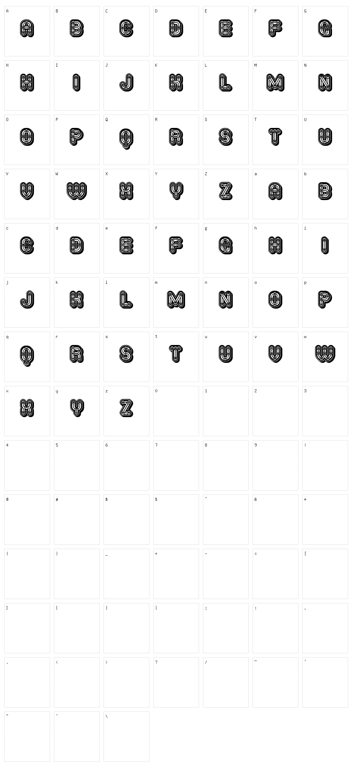 Horse Character Set