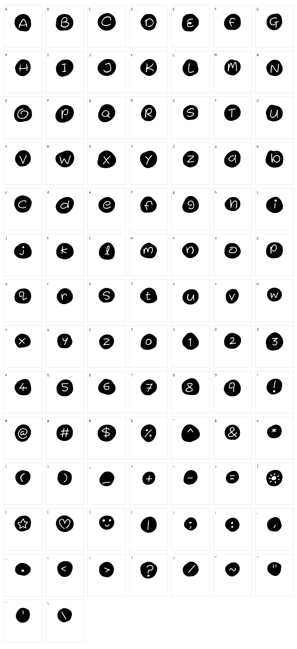 Iced Cookies Character Set