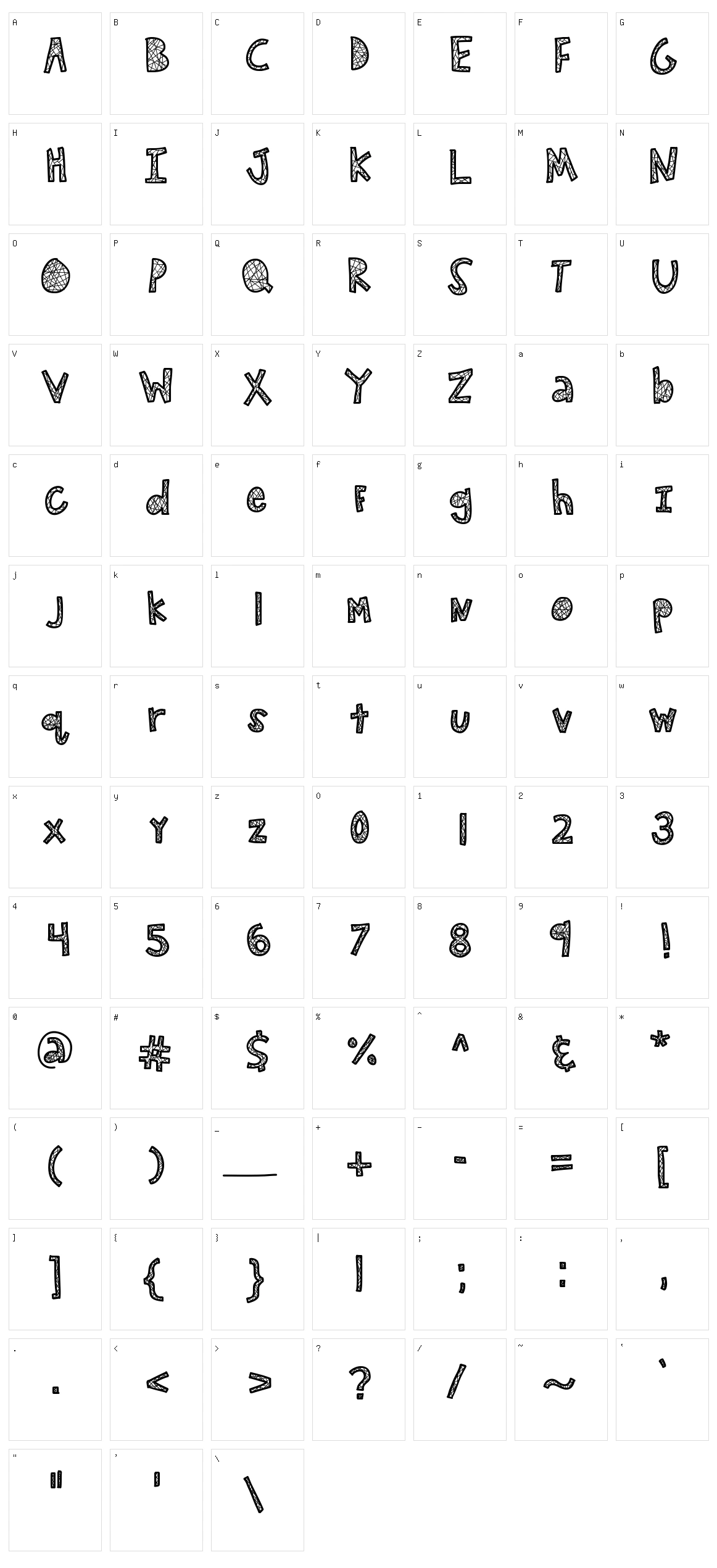 KB Secret Passage Character Set