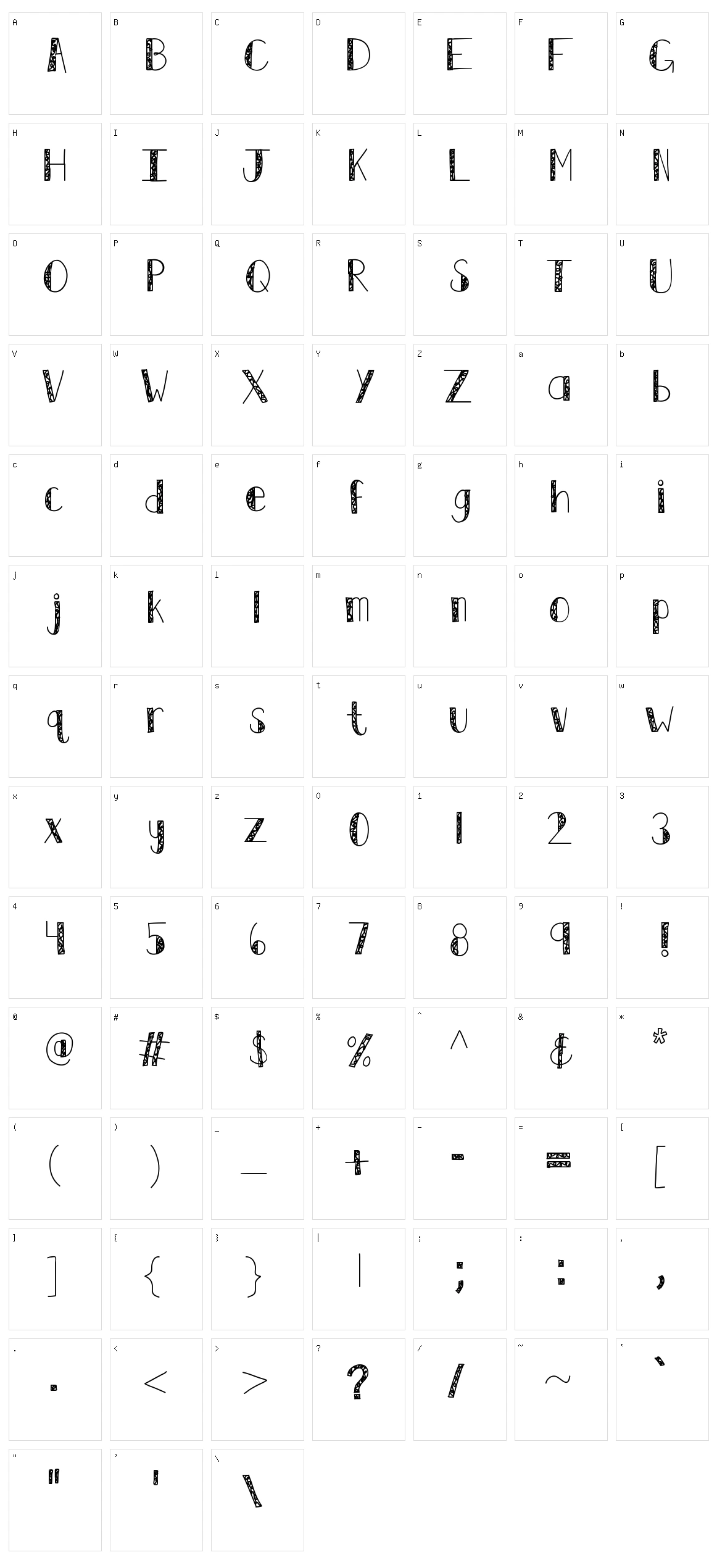 KB Swirl N Twirl Character Set