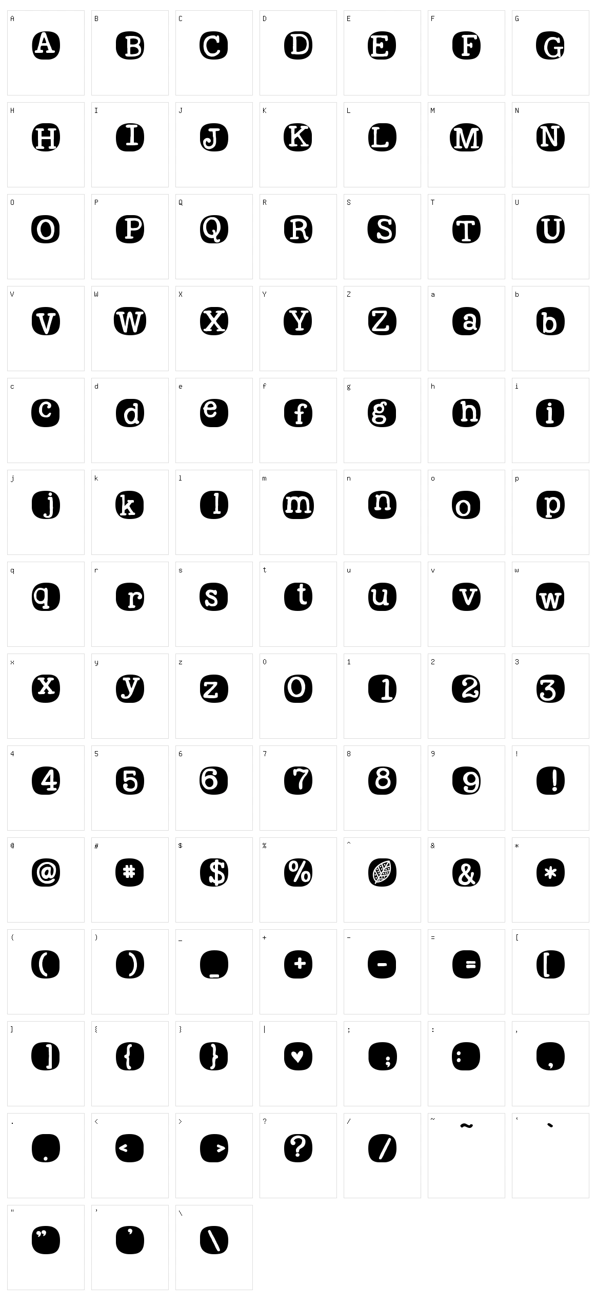 KG Wake Me Up Character Set
