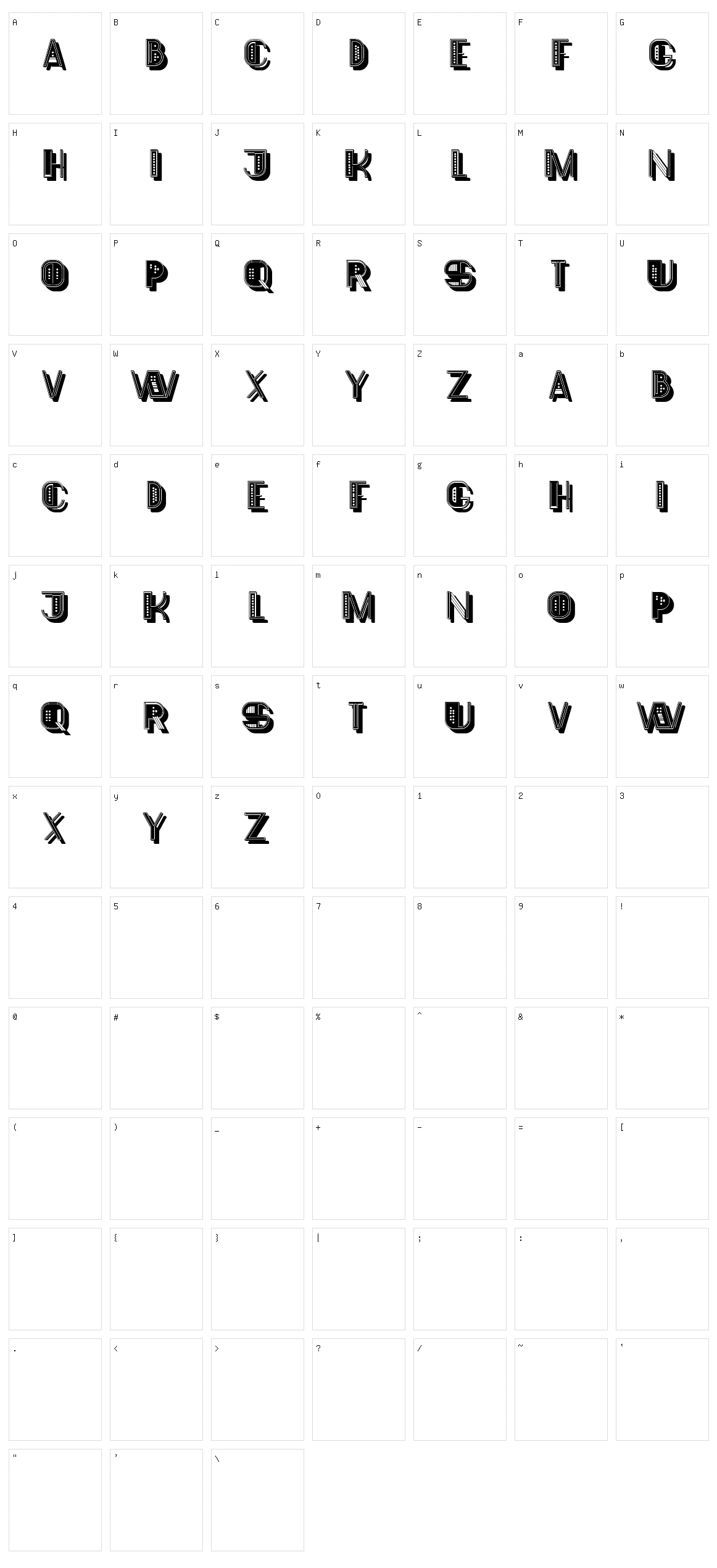 Koshas Character Set