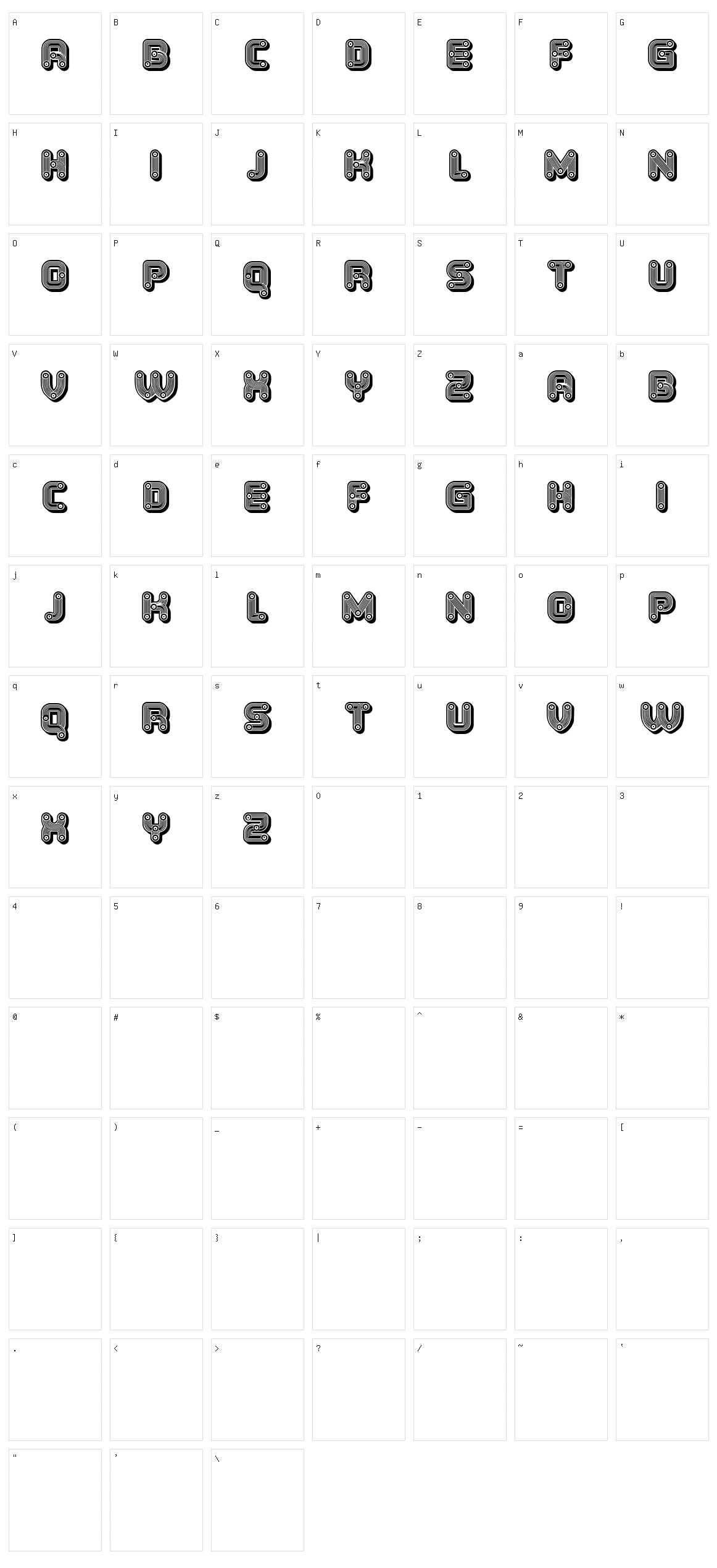 Kurven Character Set