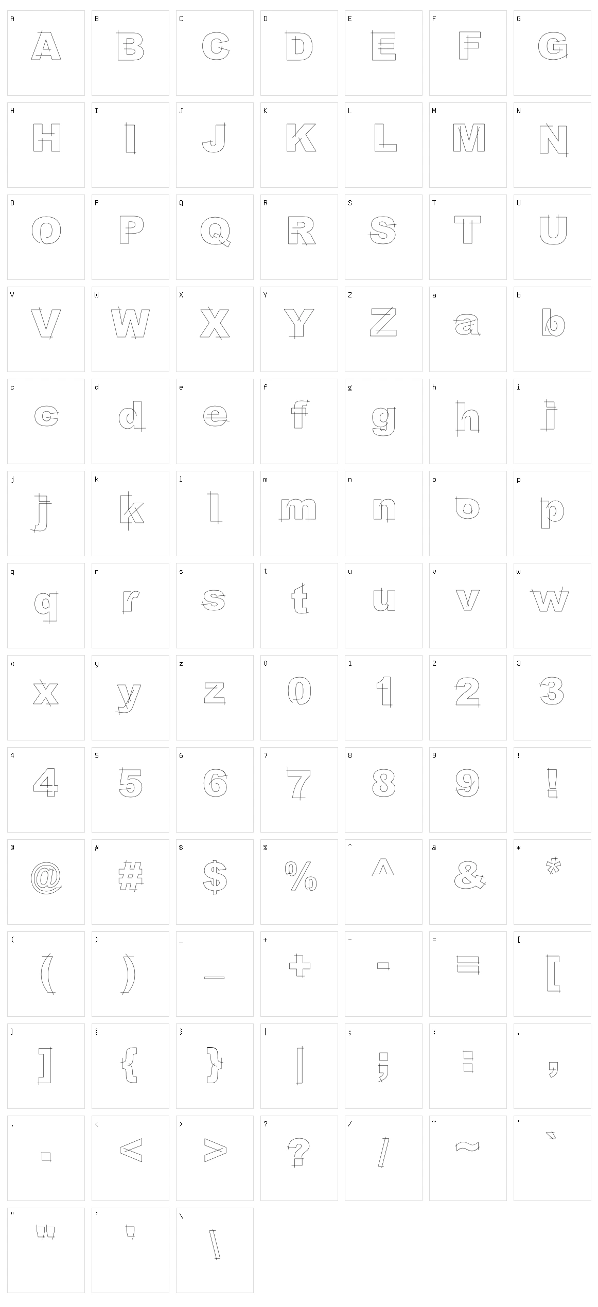 LGf Besitos Round Character Set